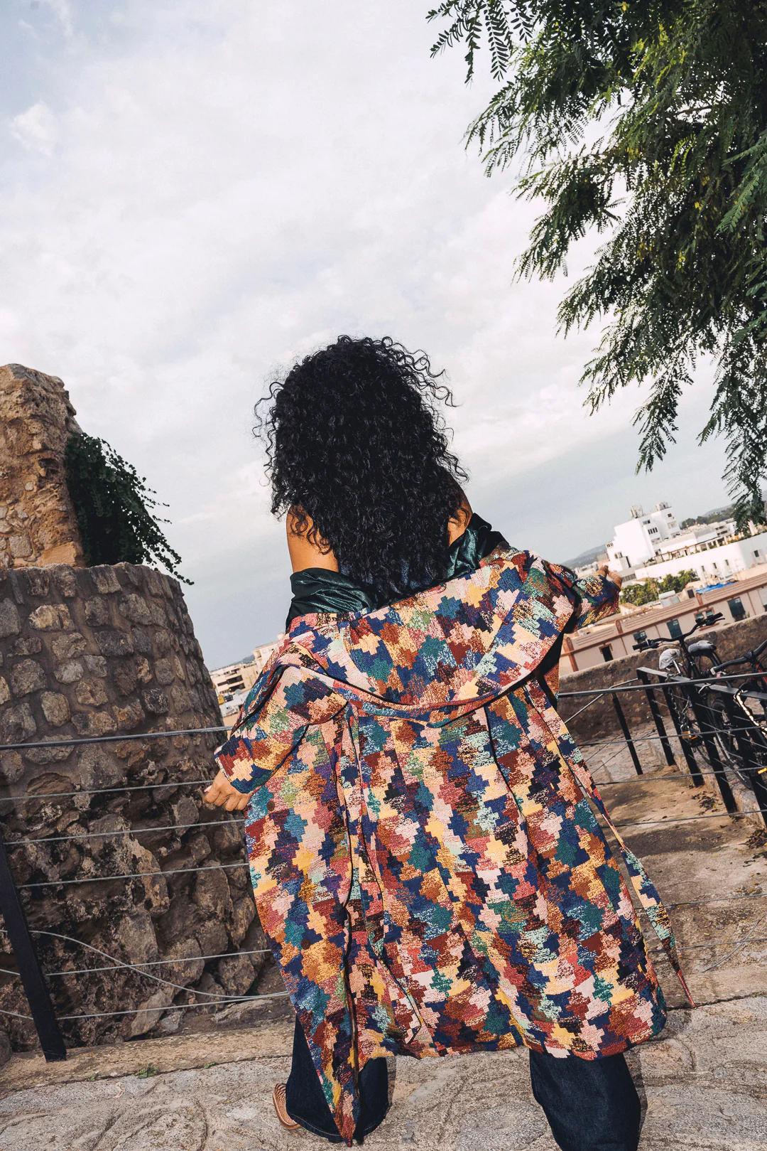 AZTI Woven Long Coat- Puzzle - Image 7