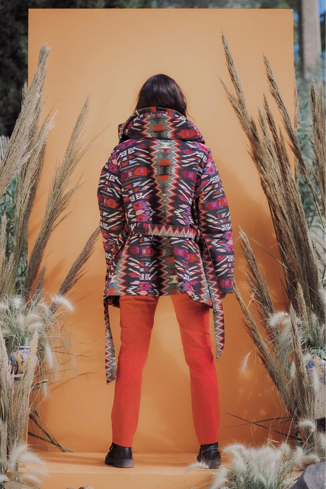 ATZI Woven short Coat- - Multi - Image 5