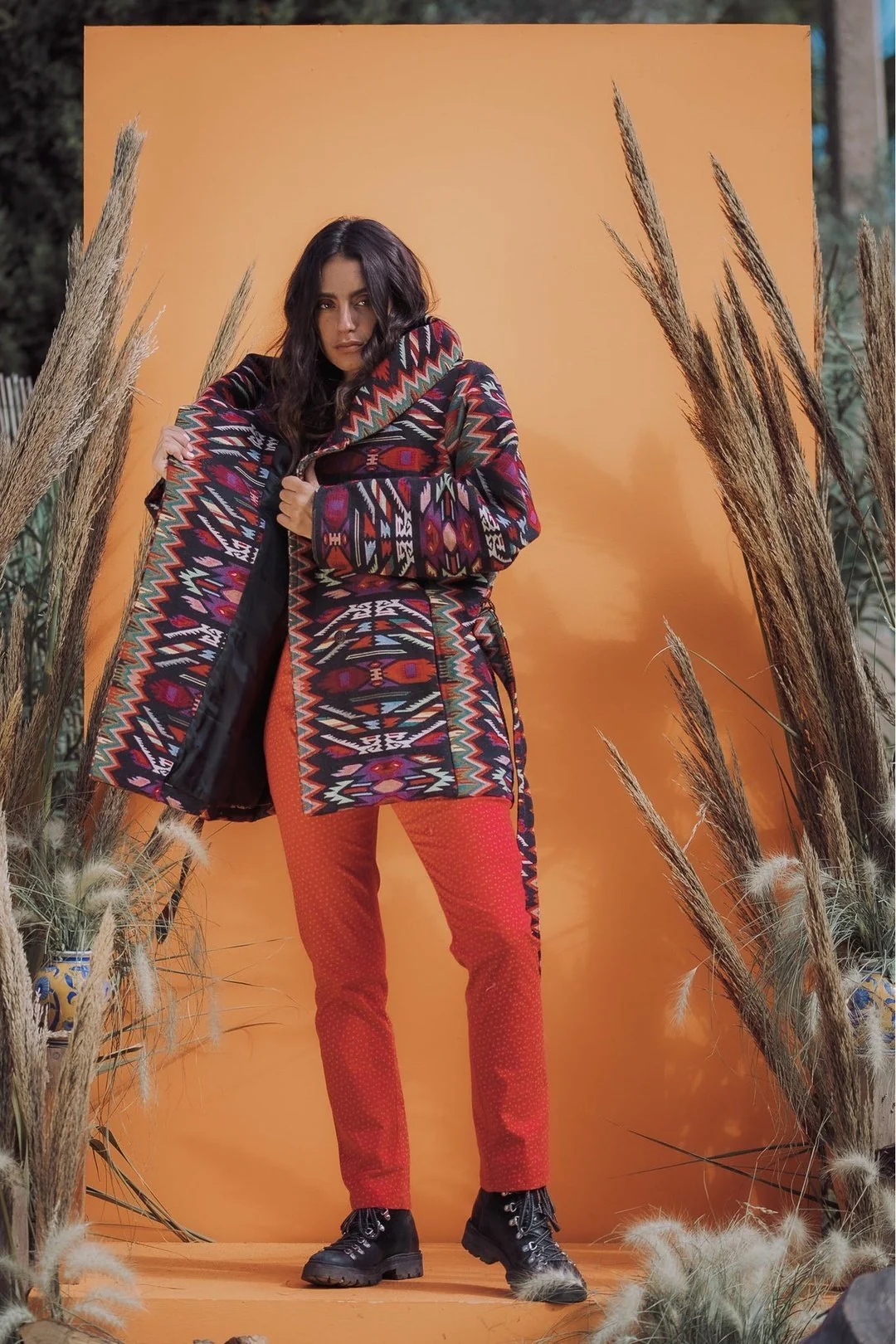 ATZI Woven short Coat- - Multi - Image 6