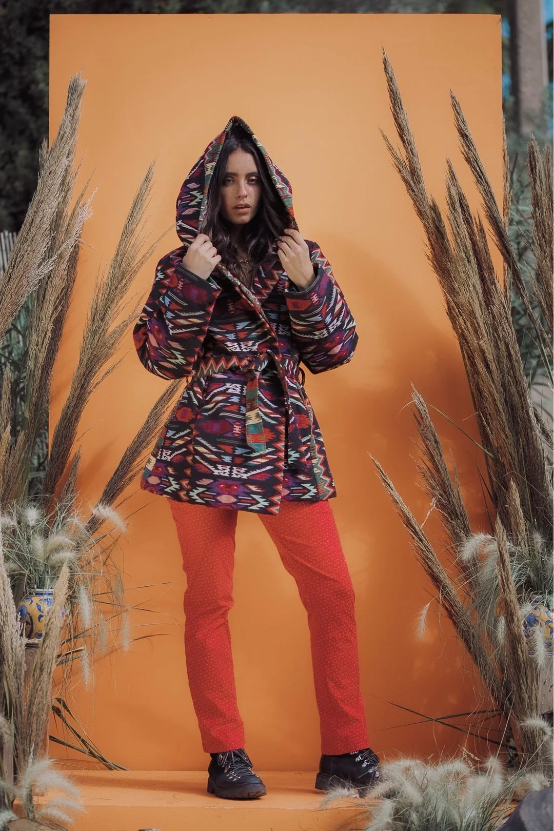 ATZI Woven short Coat- - Multi - Image 8