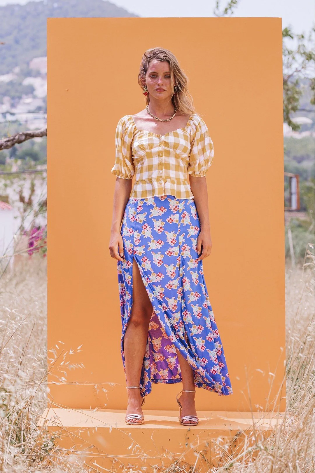 BLOOM Floral Maxi Split Skirt - Image 7