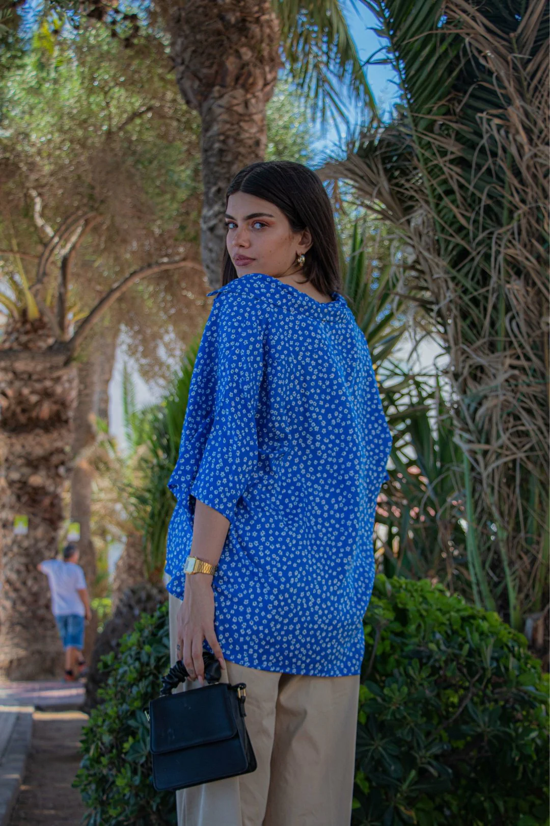 BOX Shirt - Ditsy Blue - Image 3