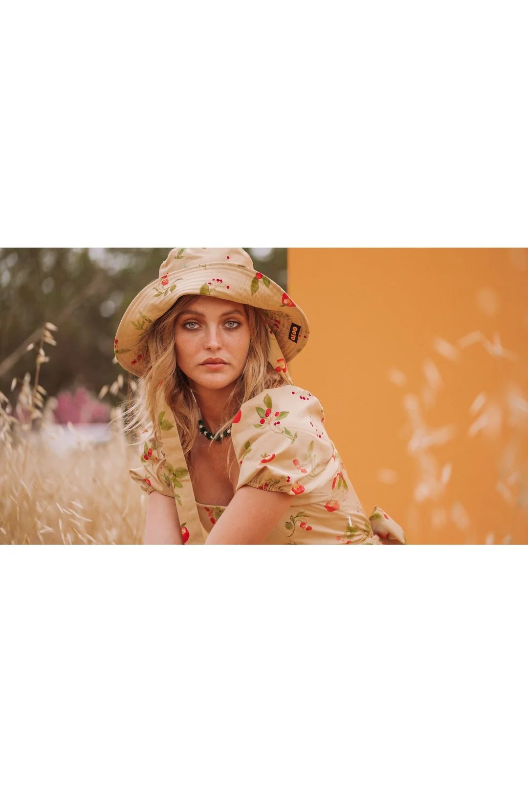 BRIMA Beige Cherry Bucket Hat - Image 7