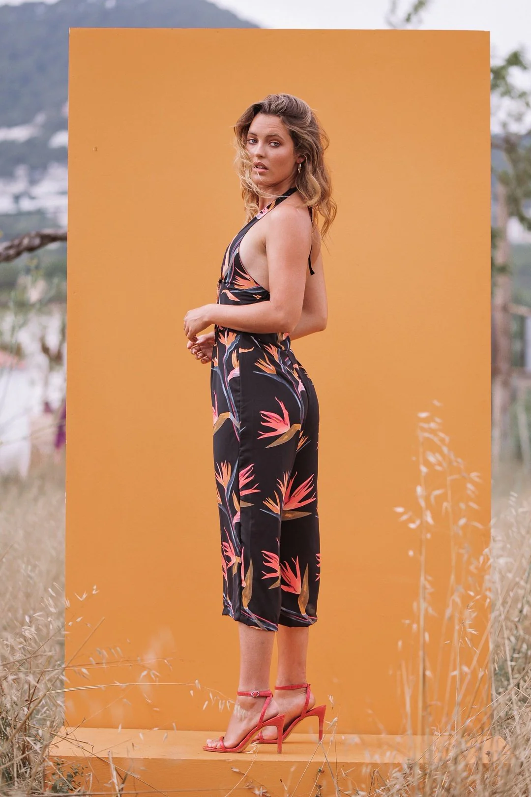CASABLANCA - BLACK BAMBOO JUMPSUIT - Image 4