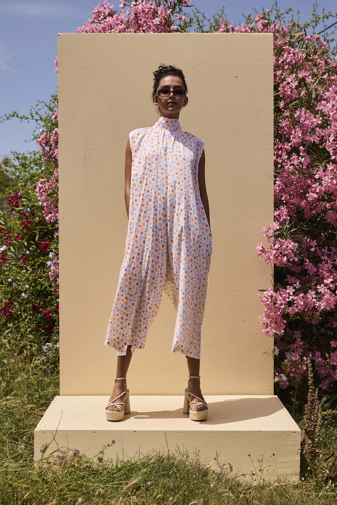 Clara in Strawberry Garden Print - Image 3