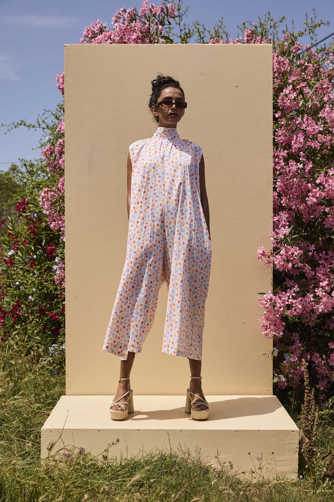 Clara in Strawberry Garden Print - Image 4