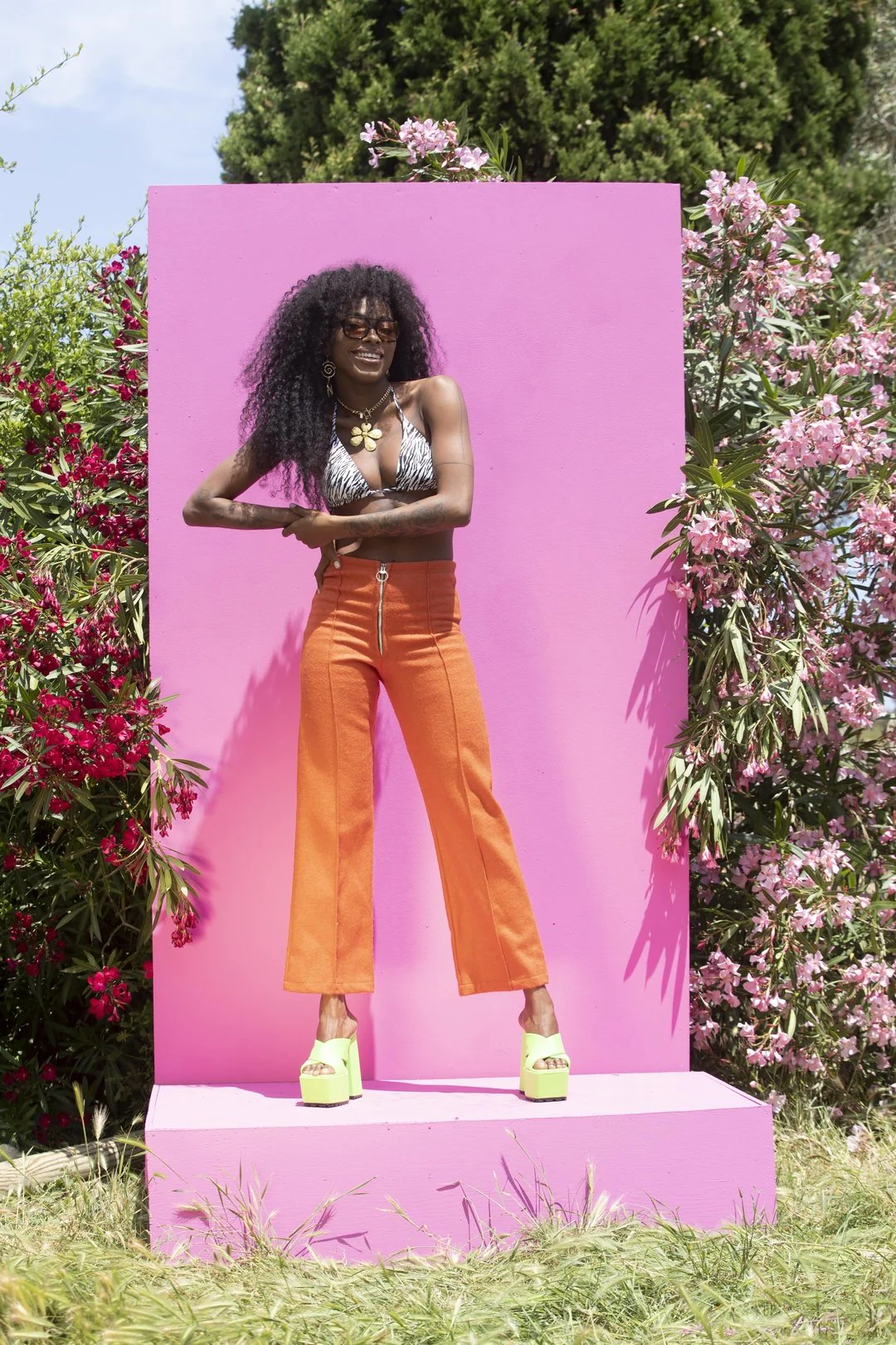 CLOUD 9 Flared 70's Pant - Naranja - Image 2