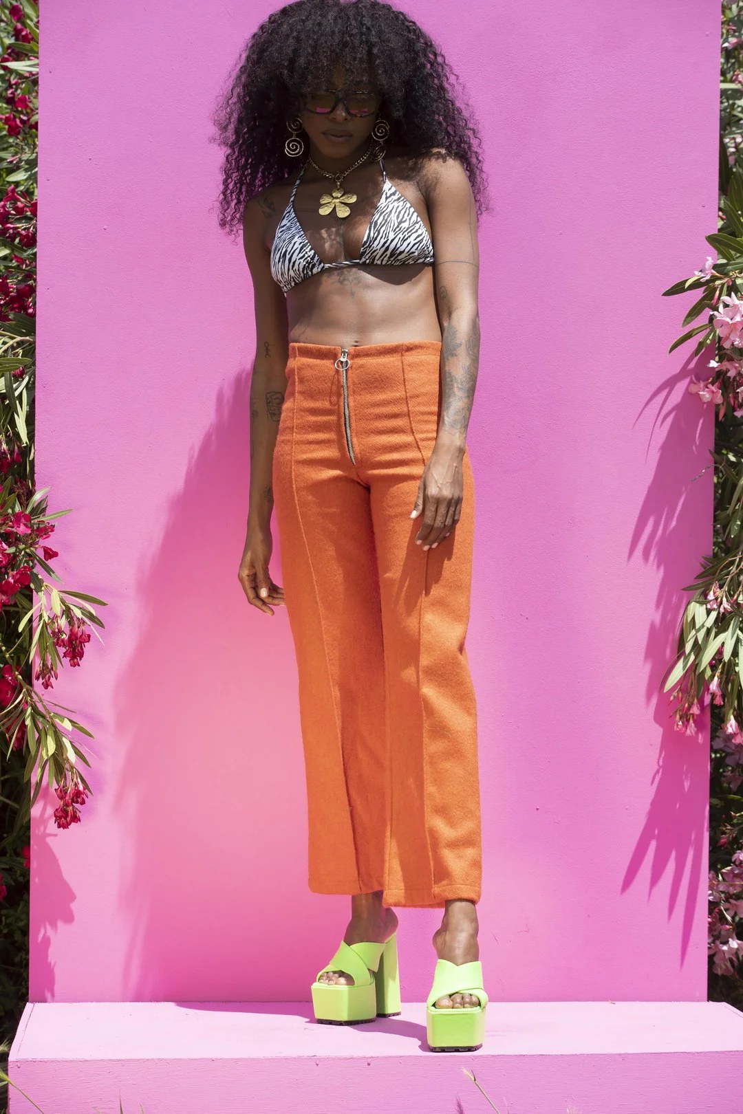 CLOUD 9 Flared 70's Pant - Naranja - Image 4