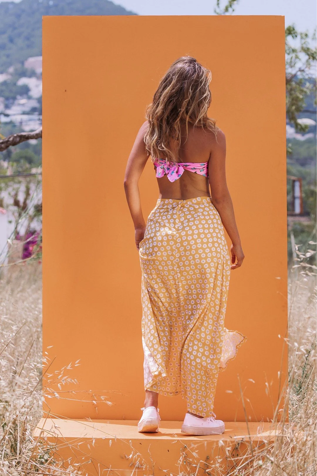 DAFFODIL Floral Maxi Split Skirt - Image 7