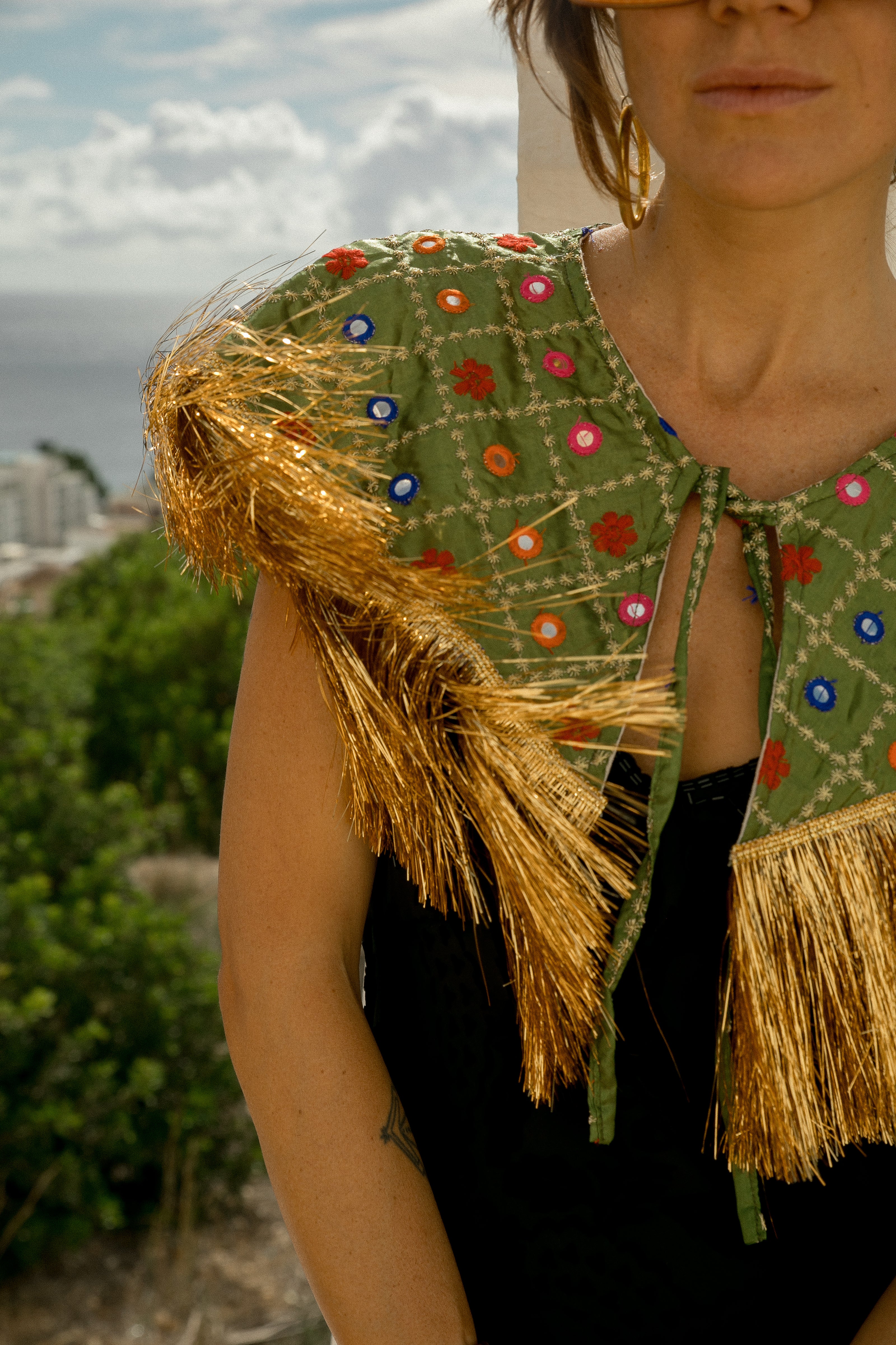 Danza collar - Olive - Image 3