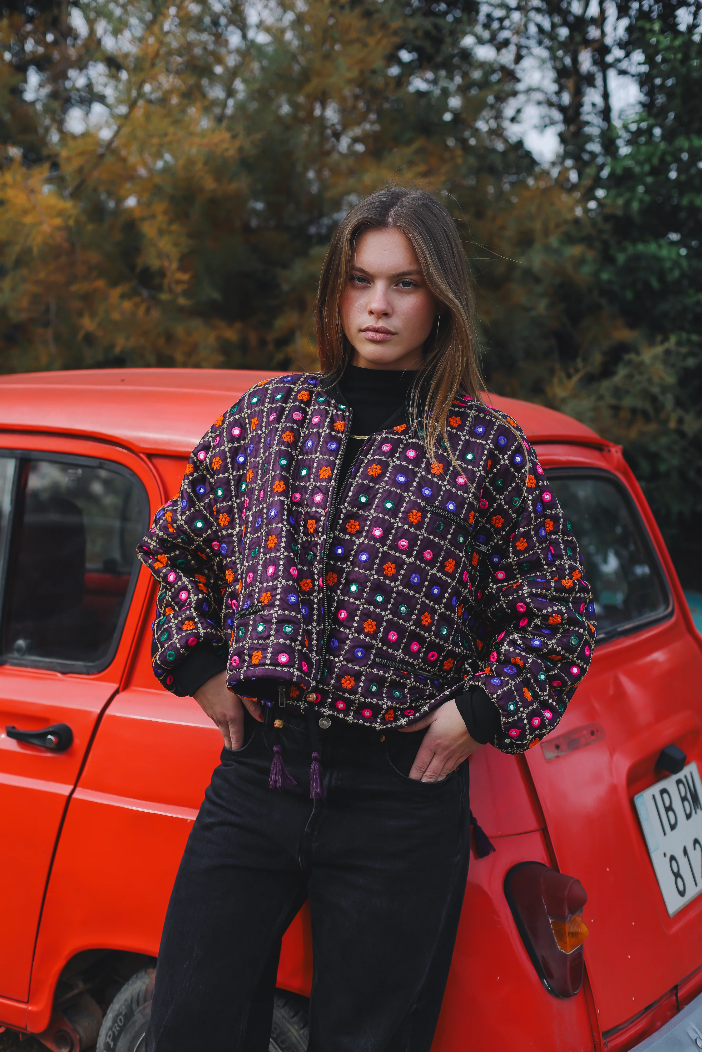Dion Bomber - Plum Purple - Image 4