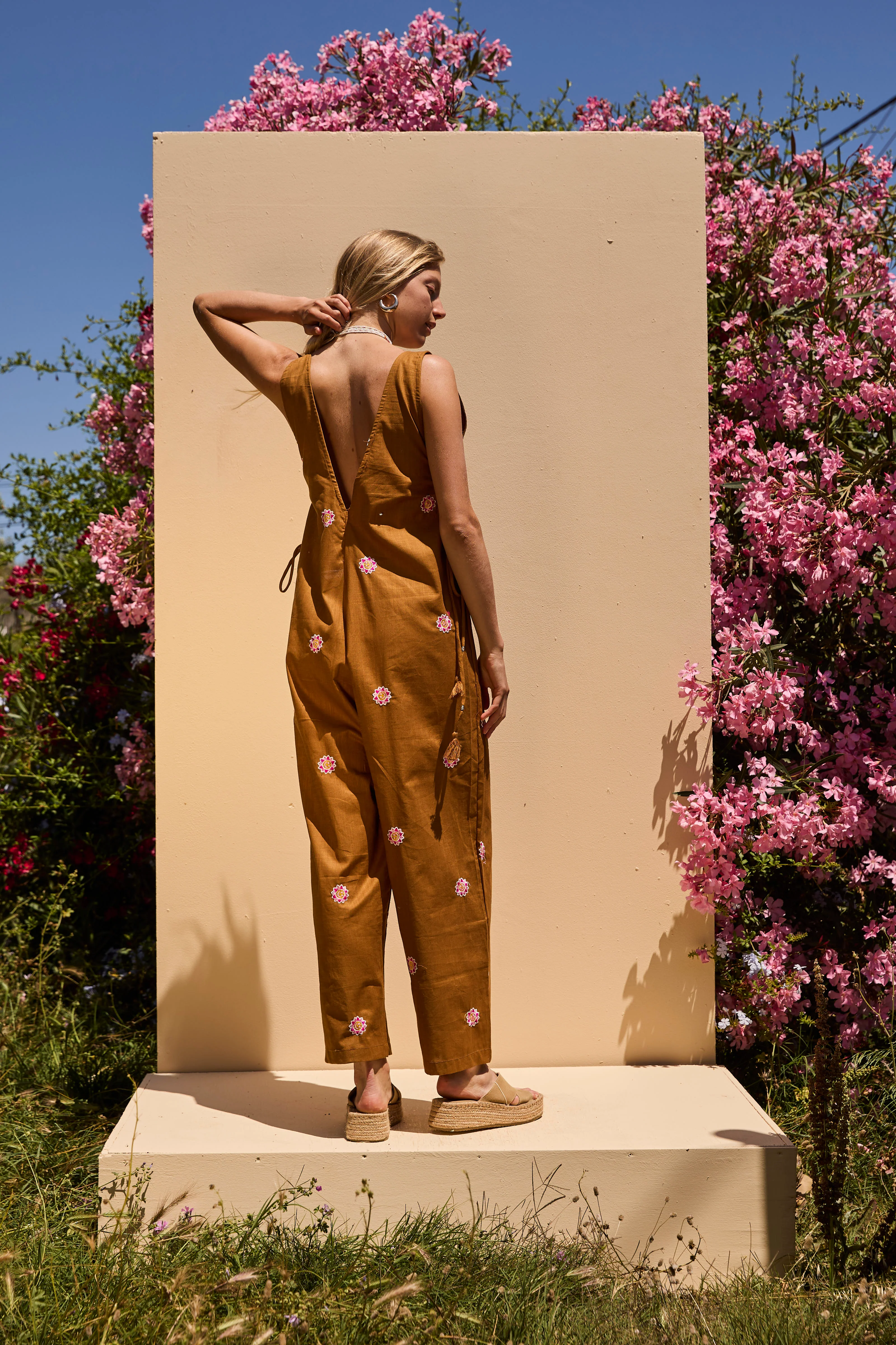 Dune Jumpsuit - Blown Pink Flower - Image 10