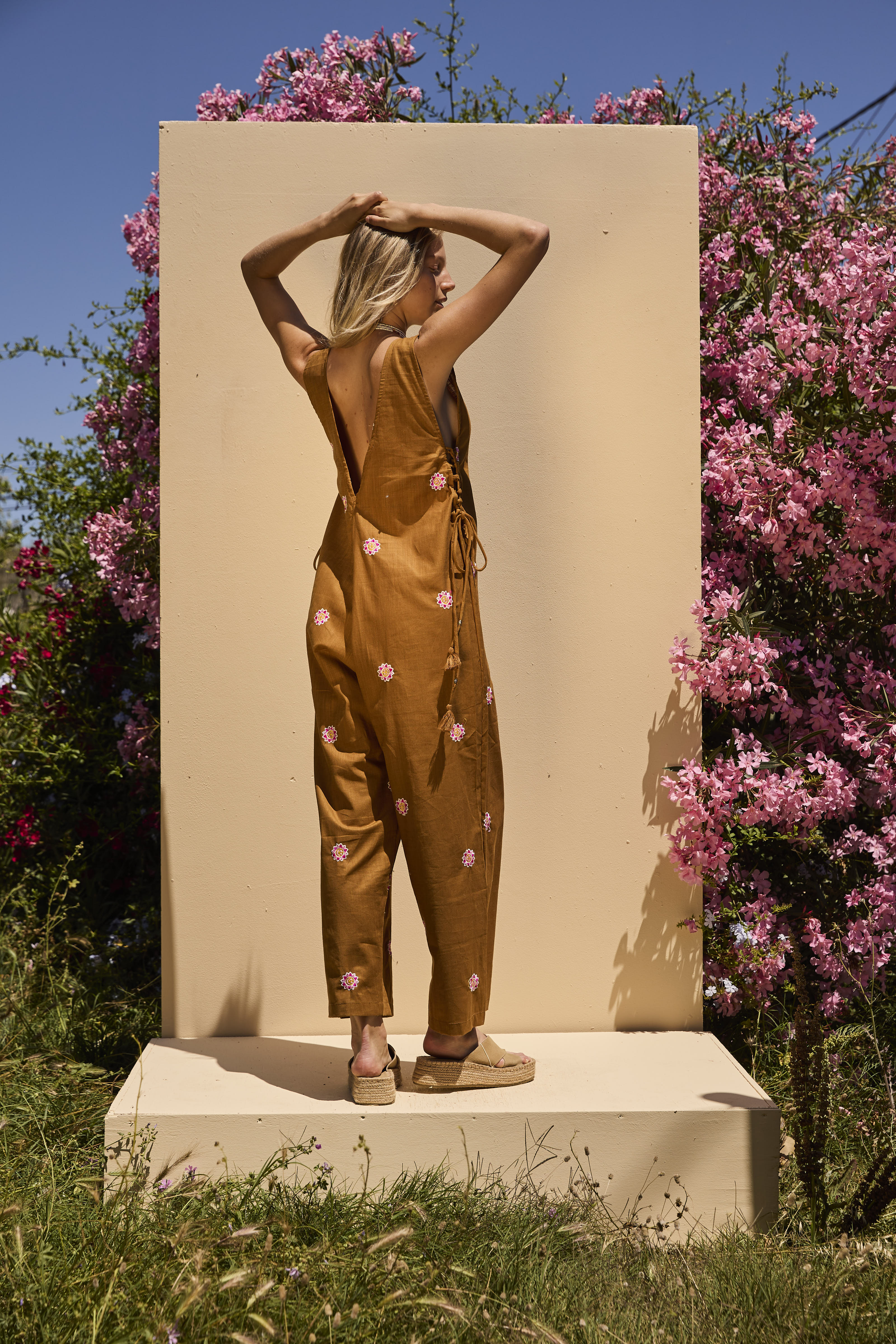 Dune Jumpsuit - Blown Pink Flower - Image 11