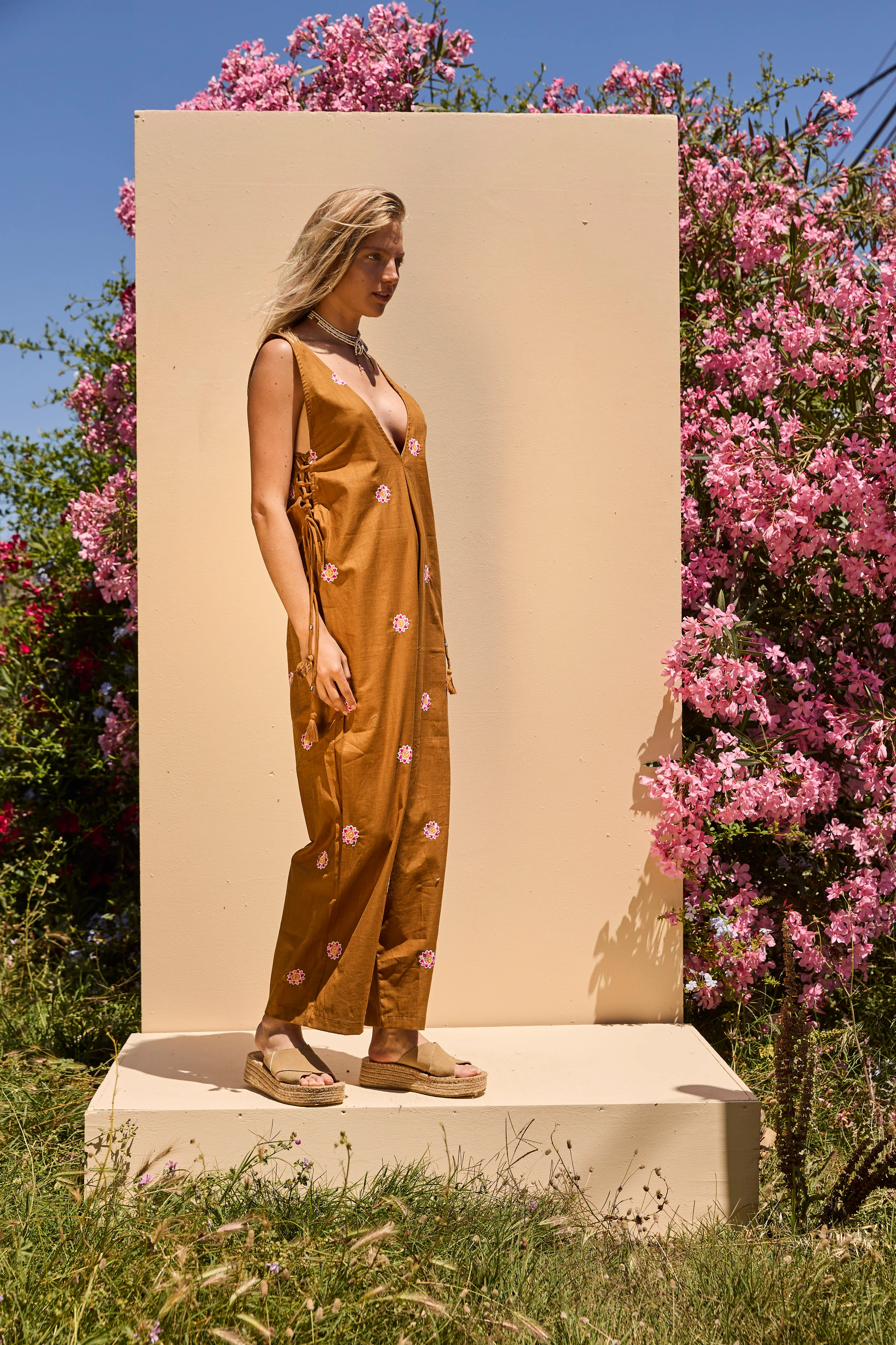 Dune Jumpsuit - Blown Pink Flower - Image 3