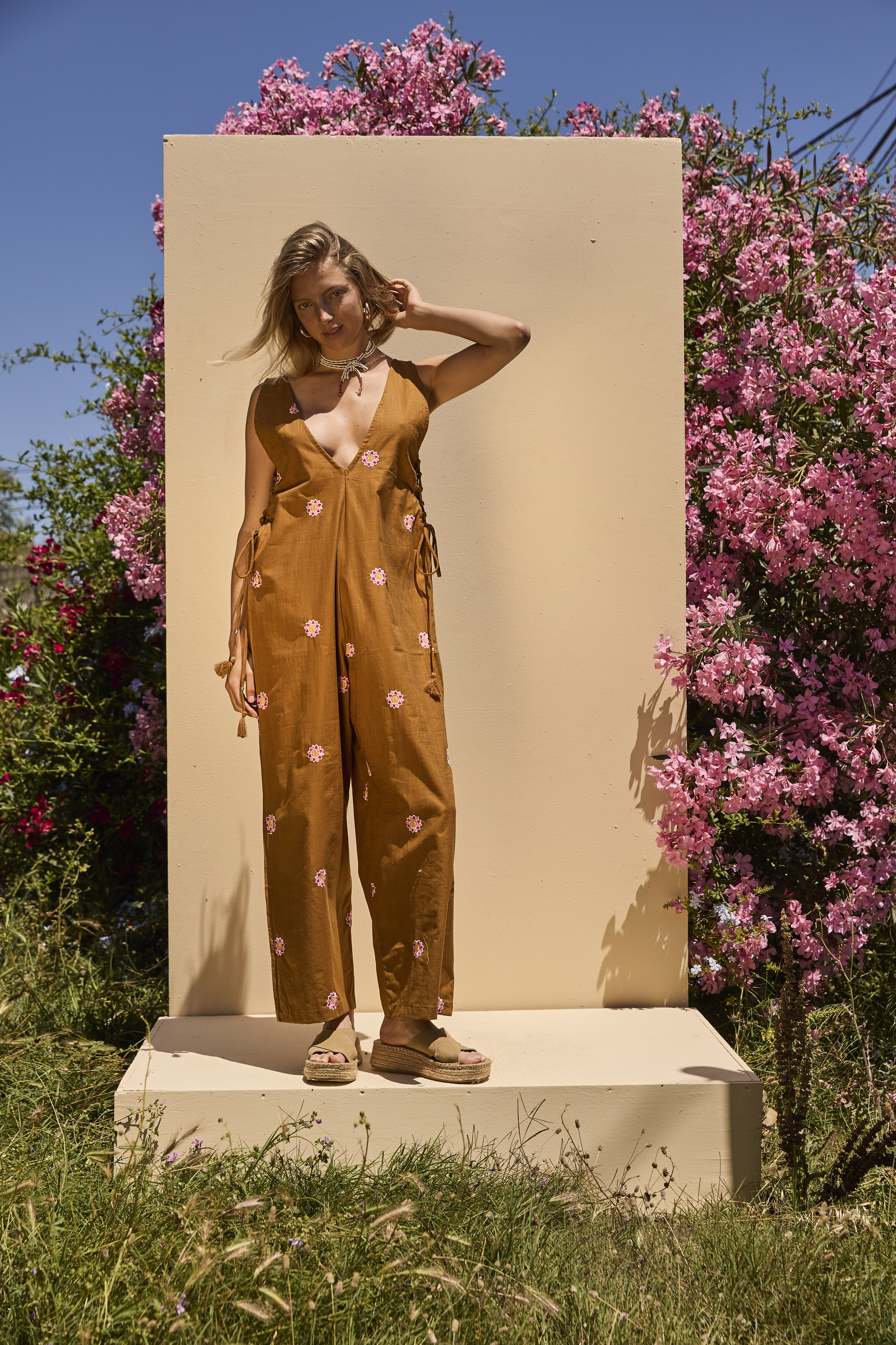 Dune Jumpsuit - Blown Pink Flower - Image 4