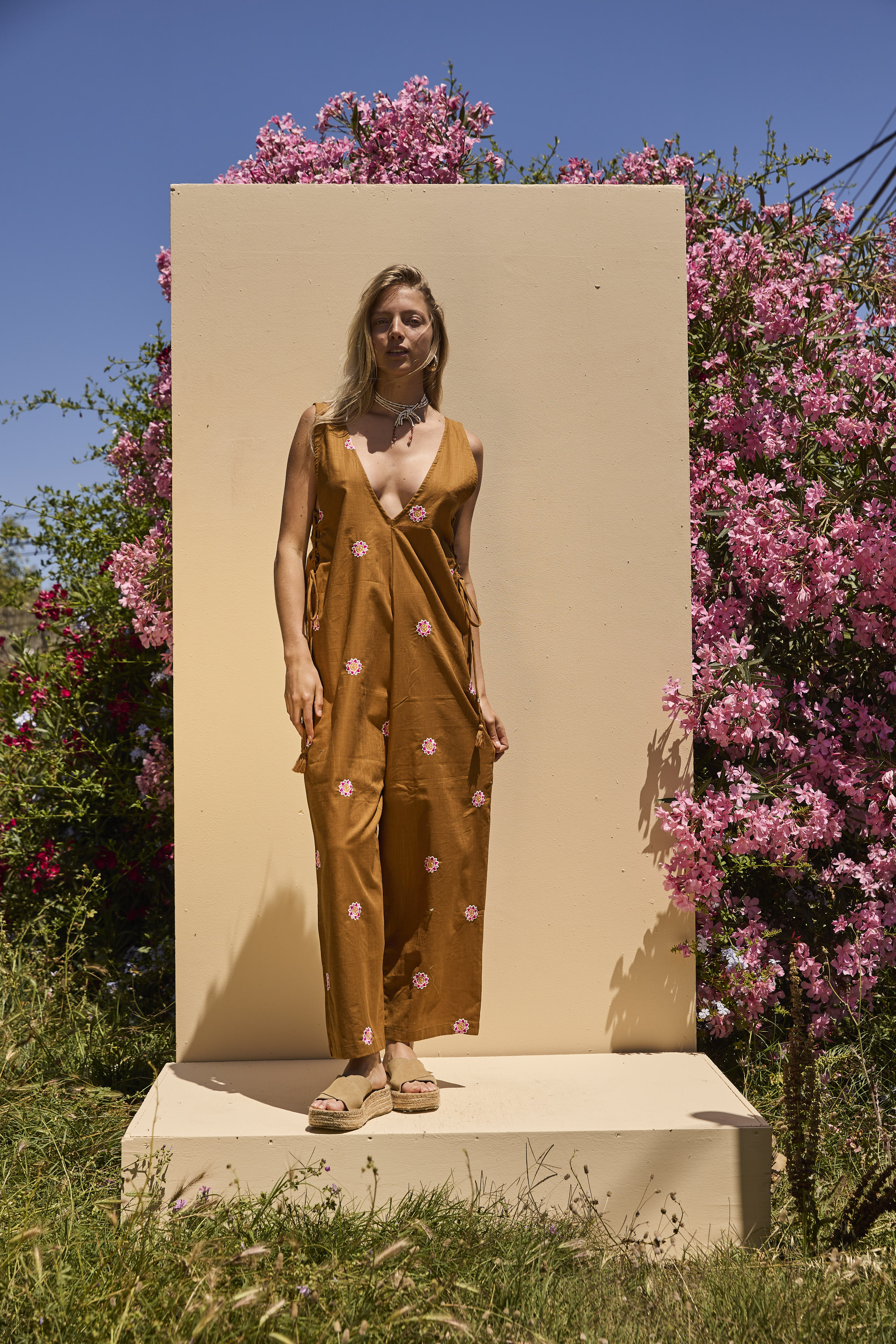 Dune Jumpsuit - Blown Pink Flower - Image 5