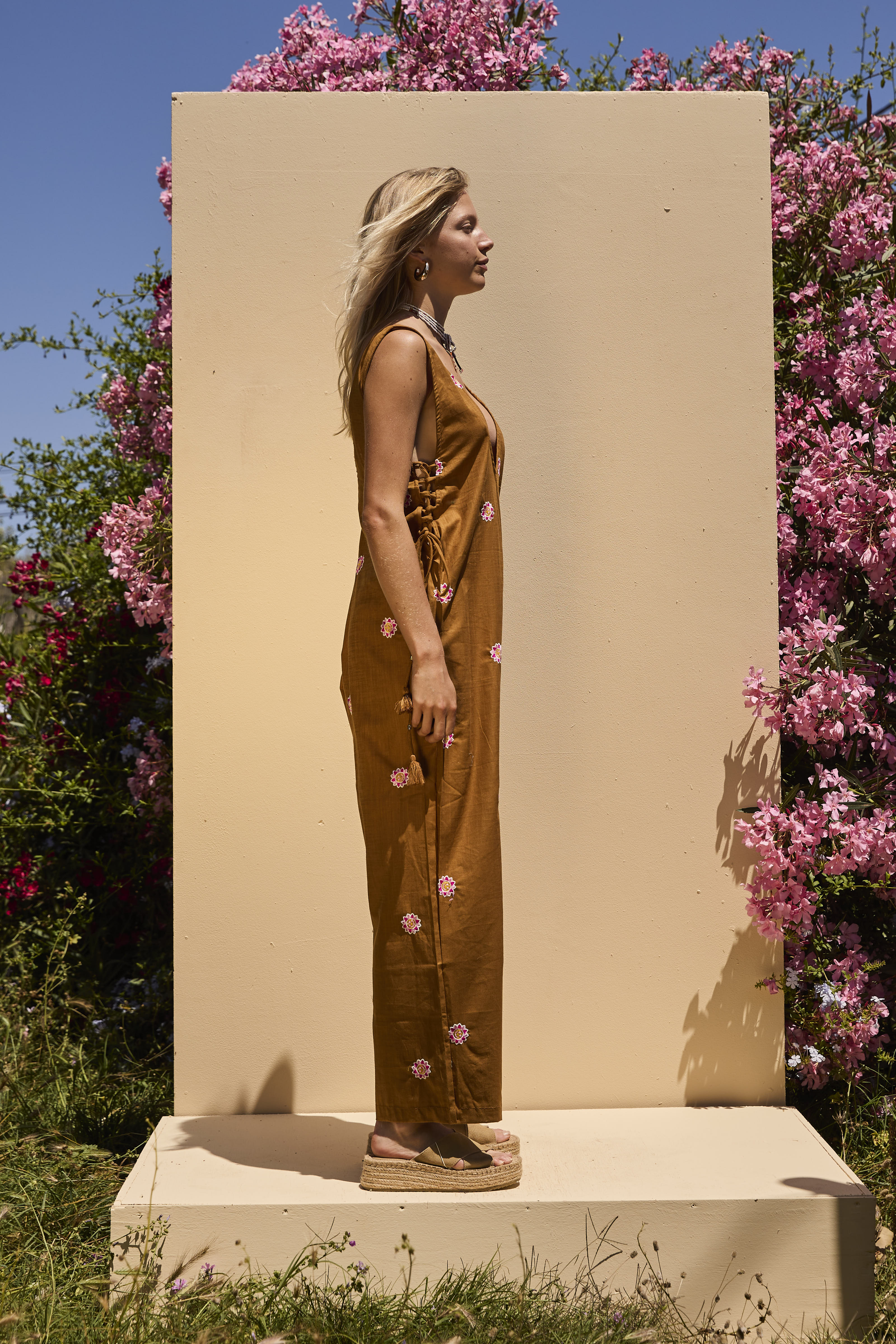 Dune Jumpsuit - Blown Pink Flower - Image 6