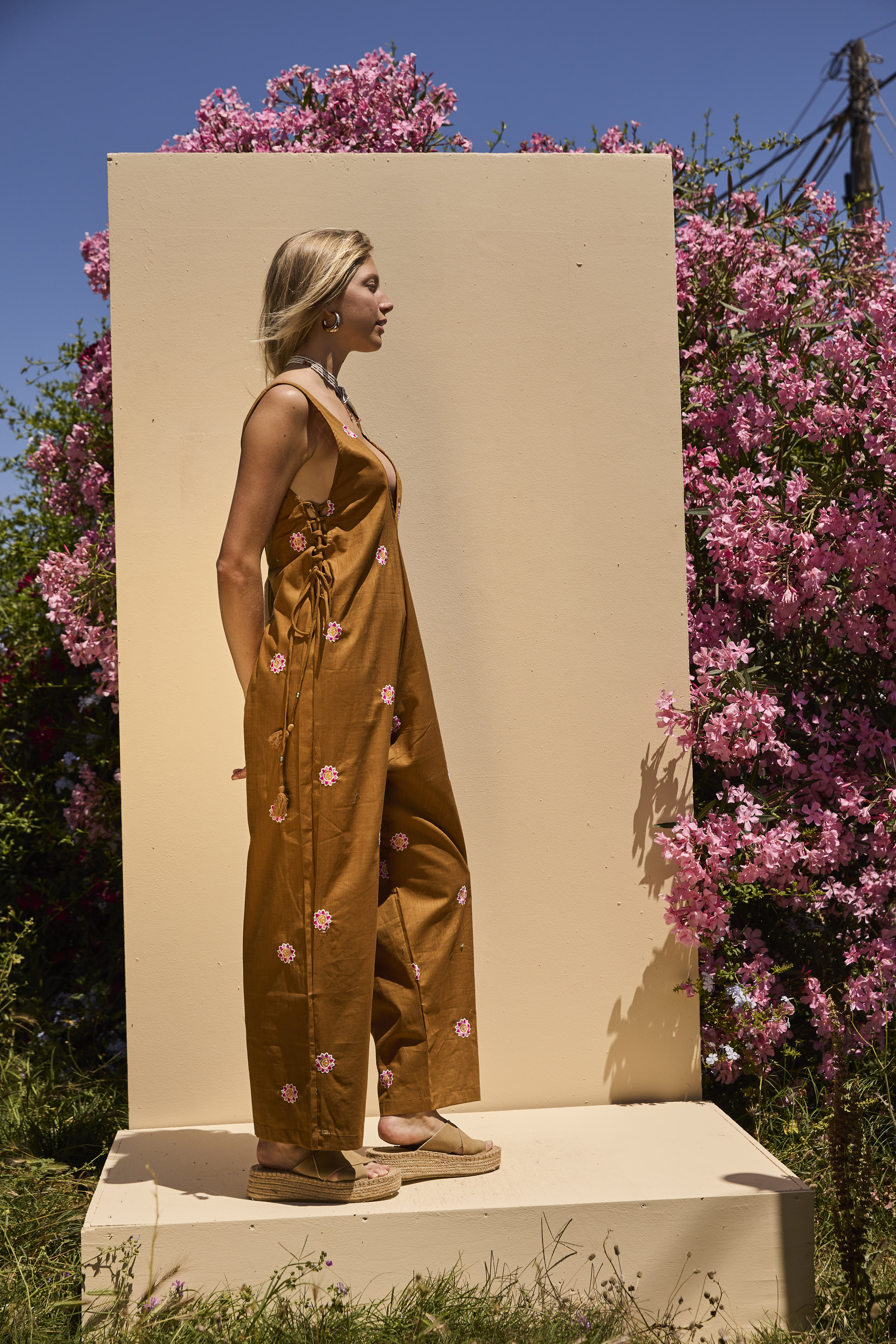 Dune Jumpsuit - Blown Pink Flower - Image 8