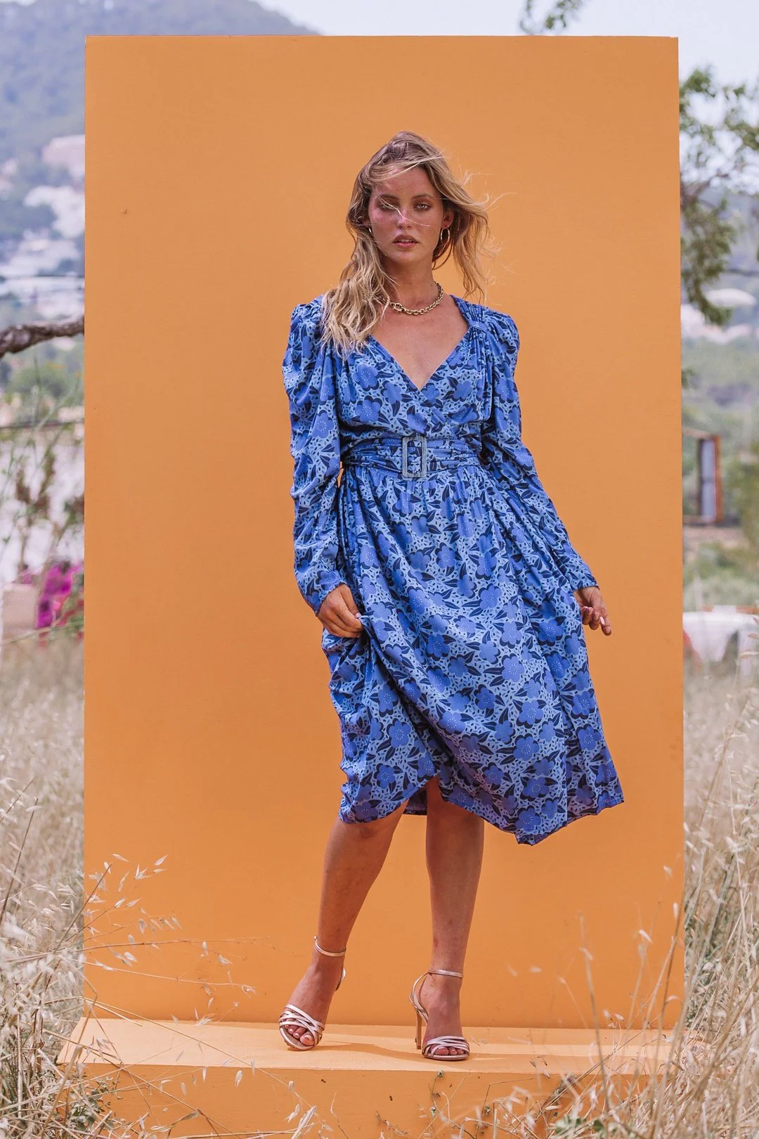 FABIANA Dress - Blue - Image 2