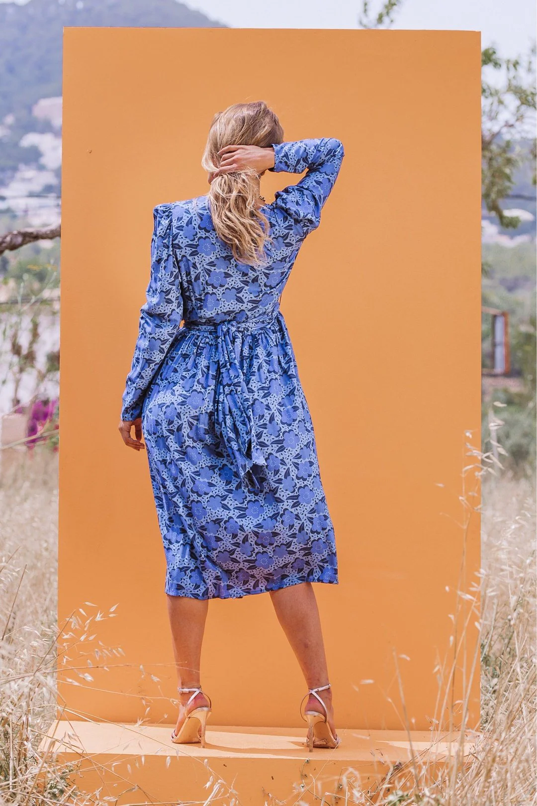 FABIANA Dress - Blue - Image 4