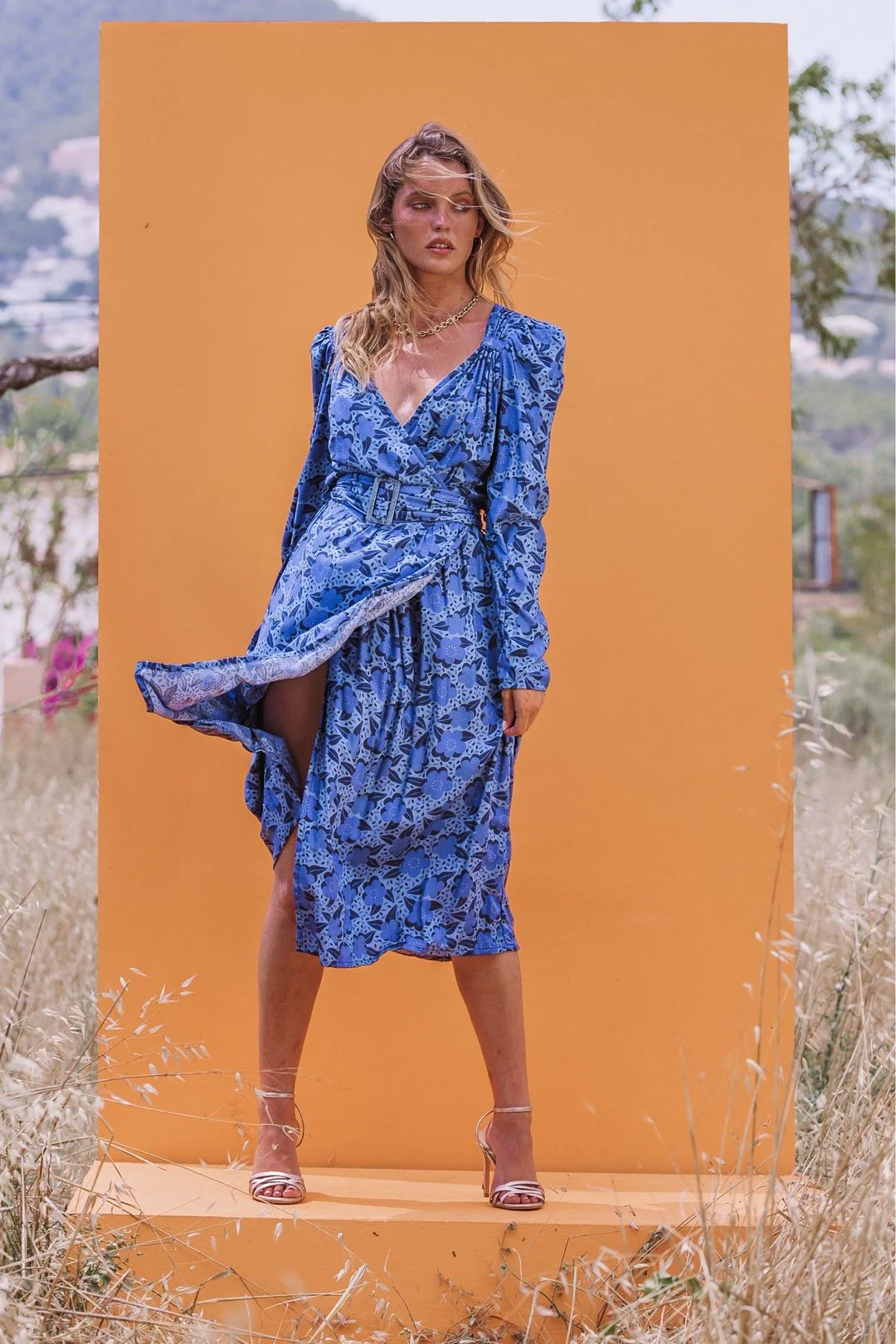 FABIANA Dress - Blue - Image 5