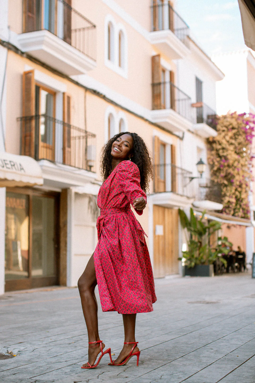 FABIANA Dress - Red - Image 4