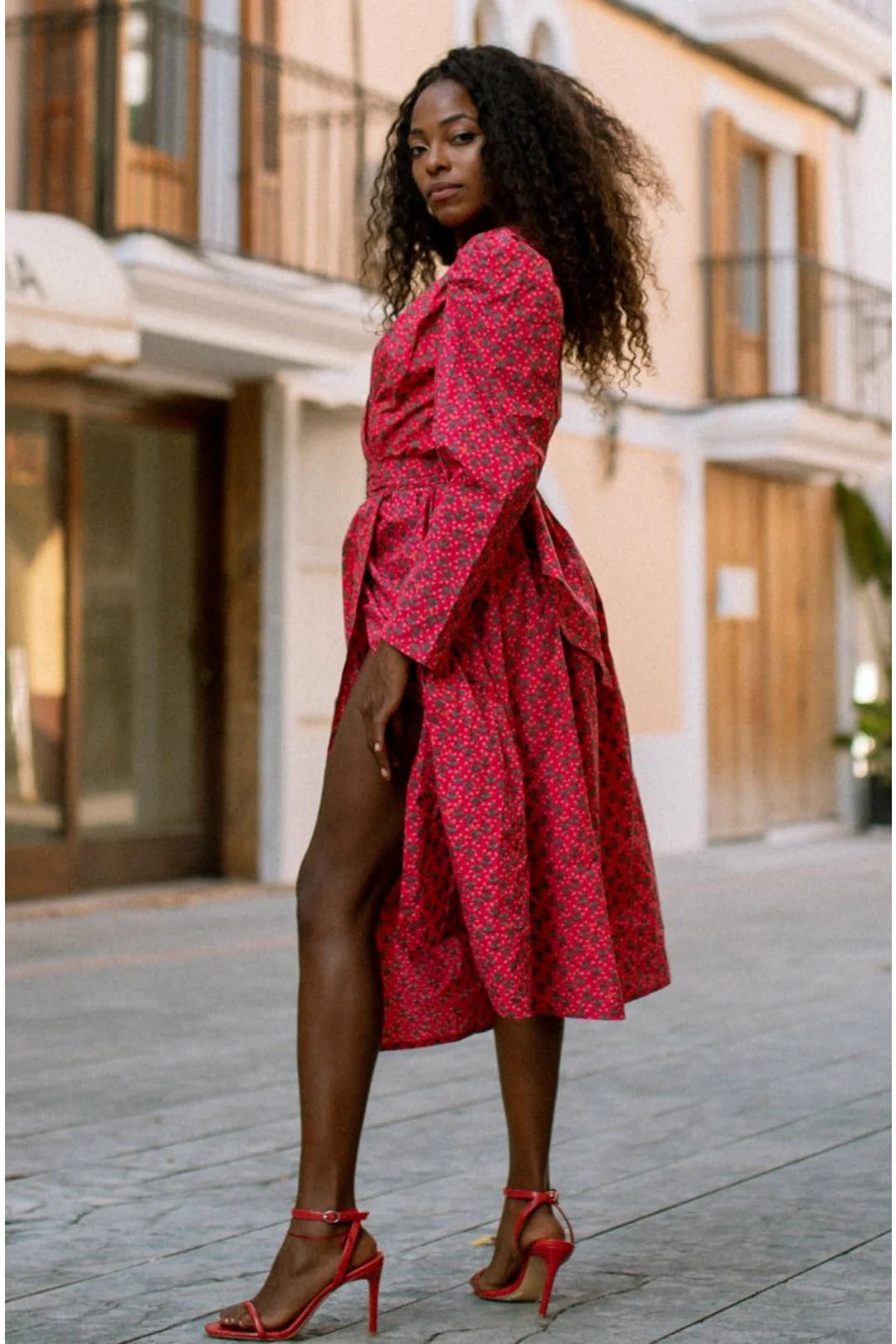 FABIANA Dress - Red - Image 6