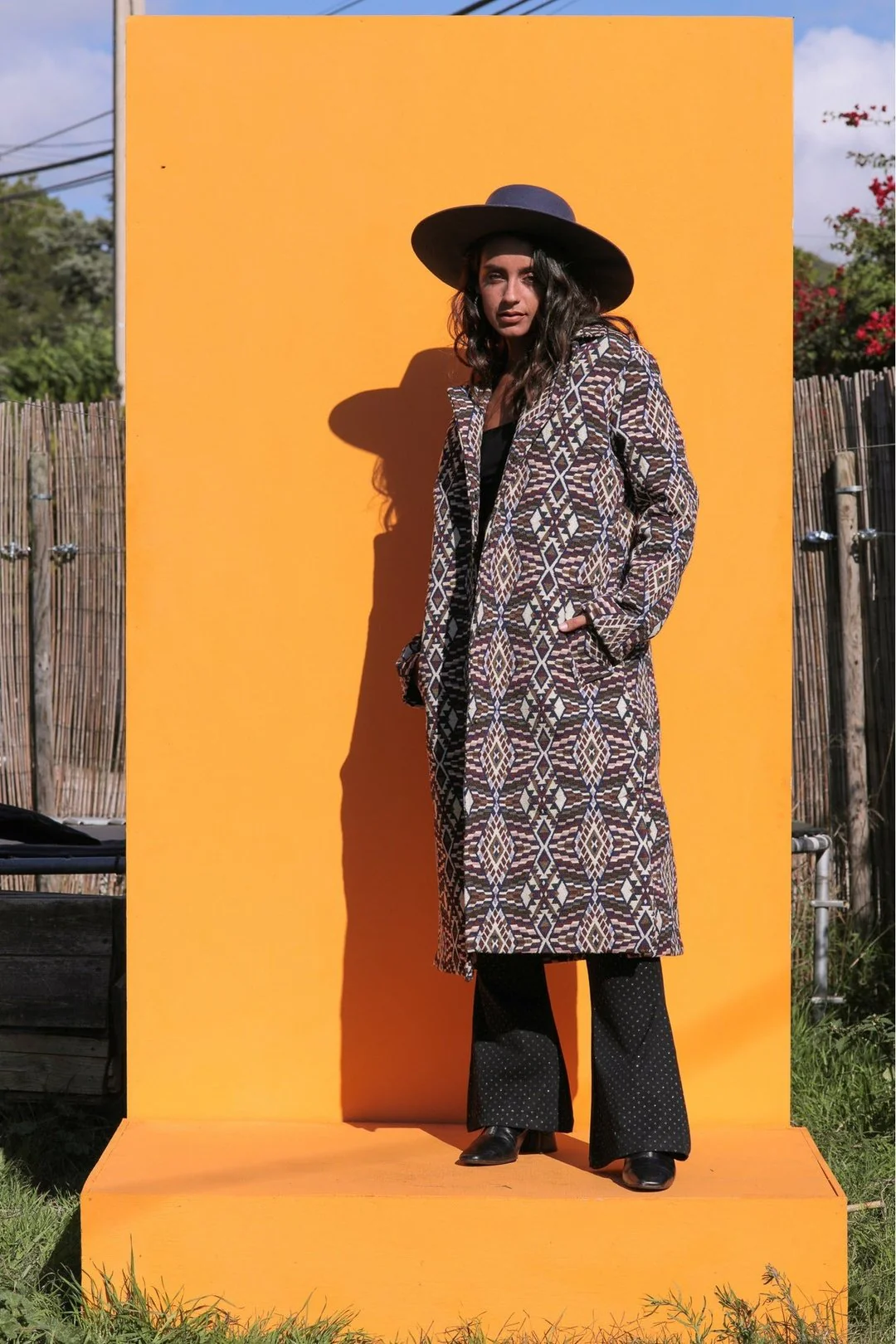 PURPLE GEO Trench Jacket - Image 10