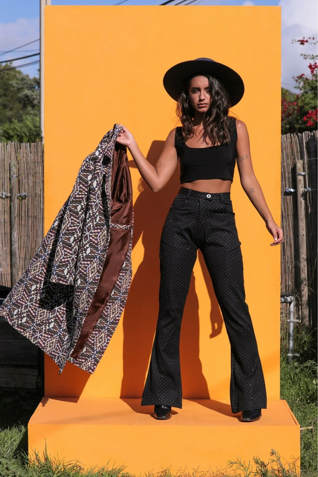 PURPLE GEO Trench Jacket - Image 5