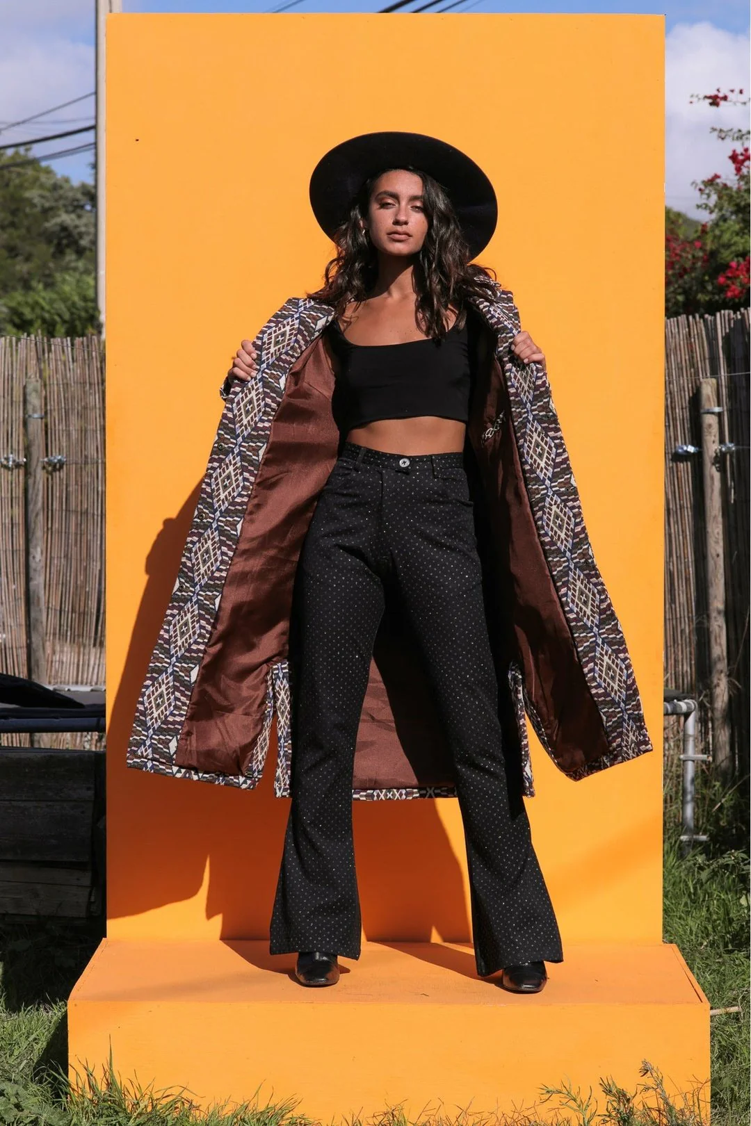 PURPLE GEO Trench Jacket - Image 9