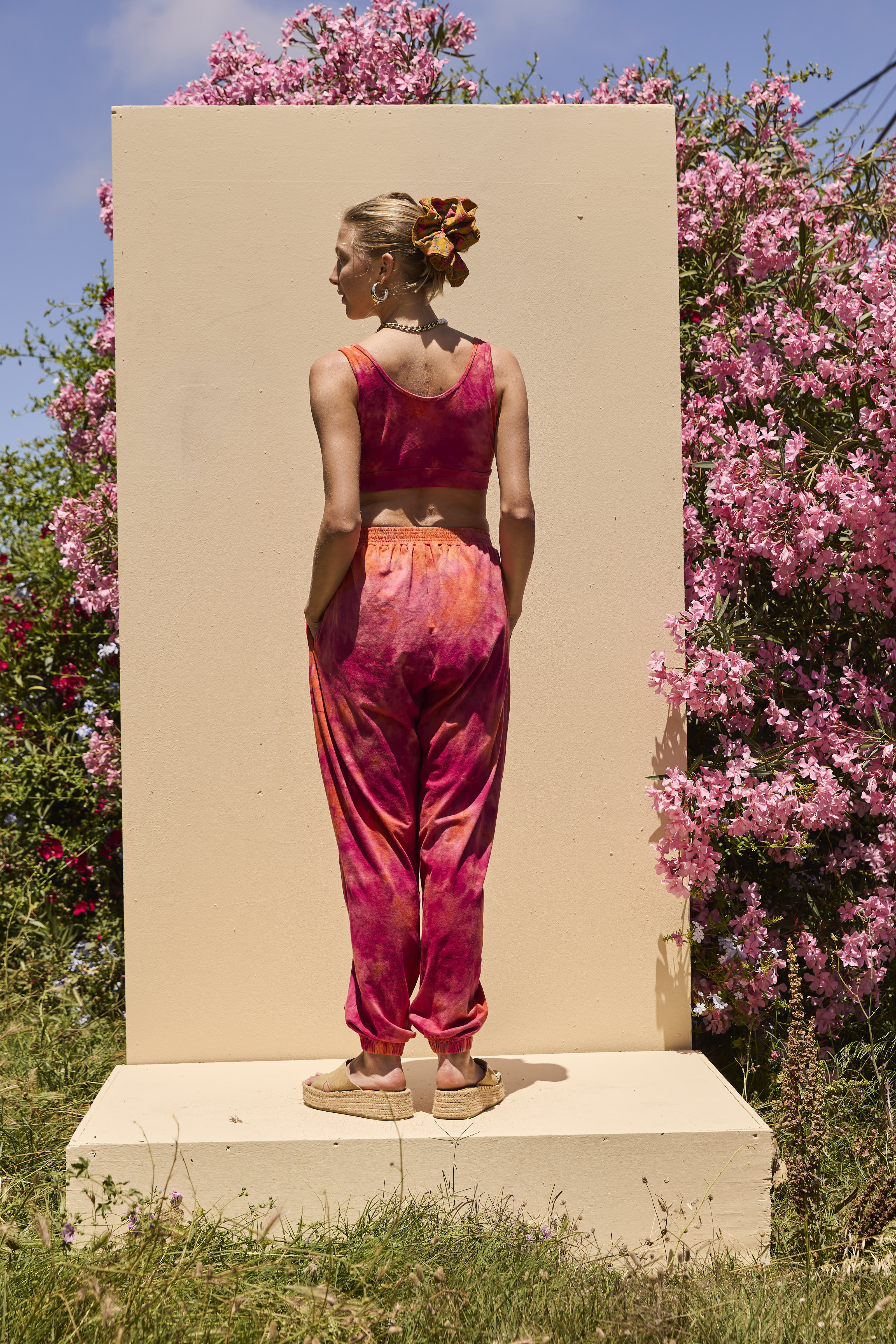 JAM Tiedye Joggers - Pink - Image 6