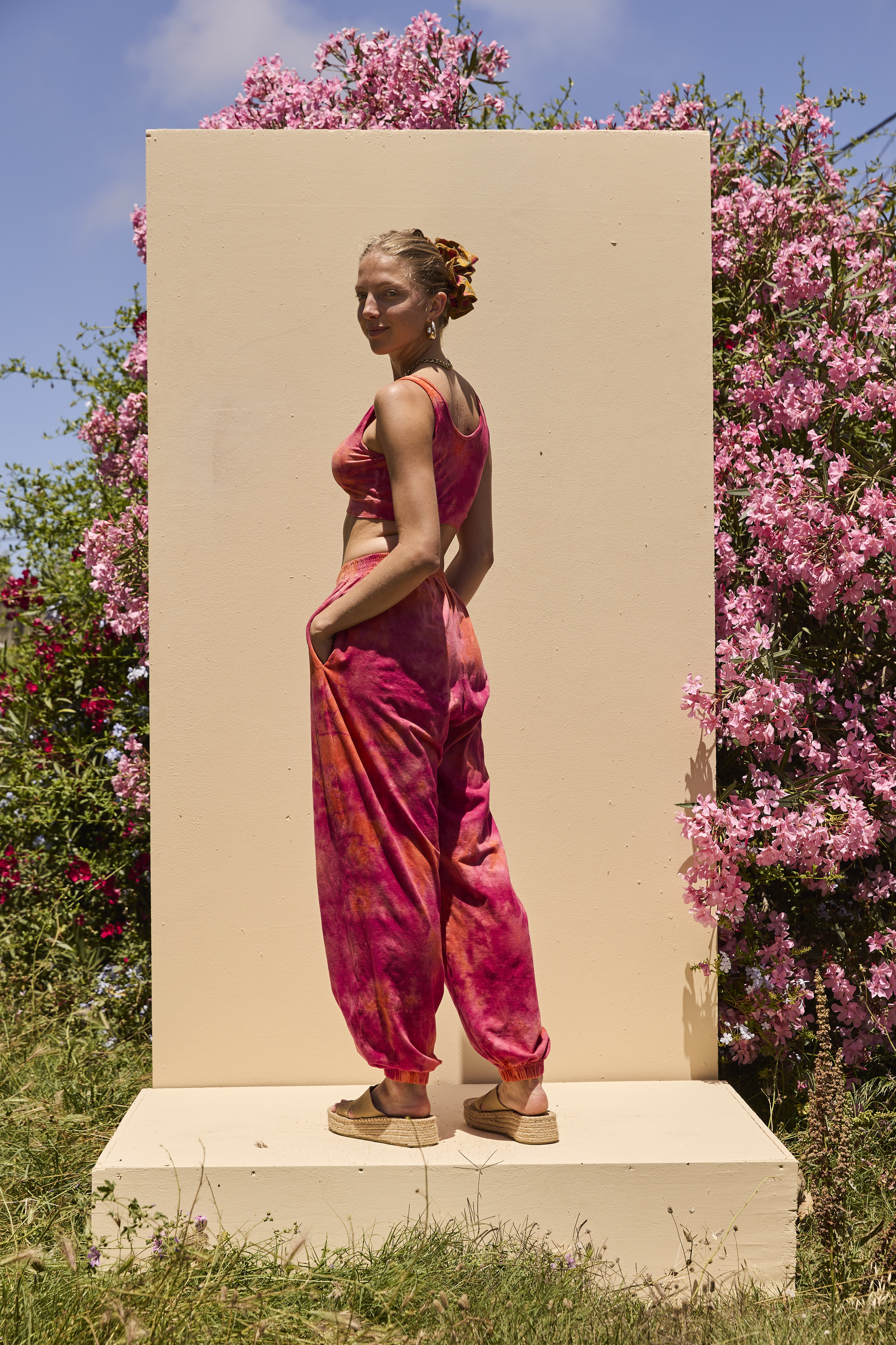 JAM Tiedye Joggers - Pink - Image 7