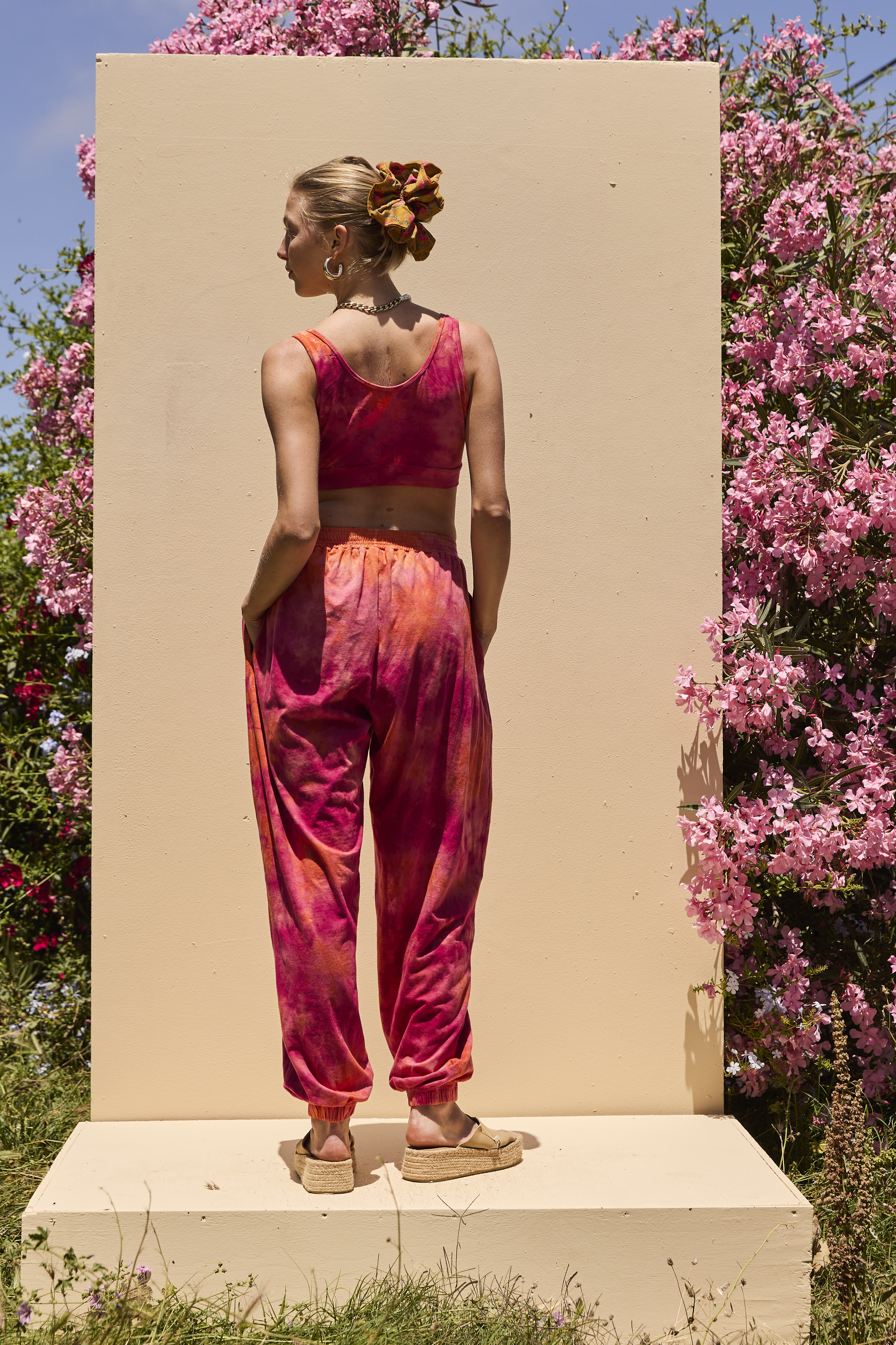 JAM Tiedye Joggers - Pink - Image 8