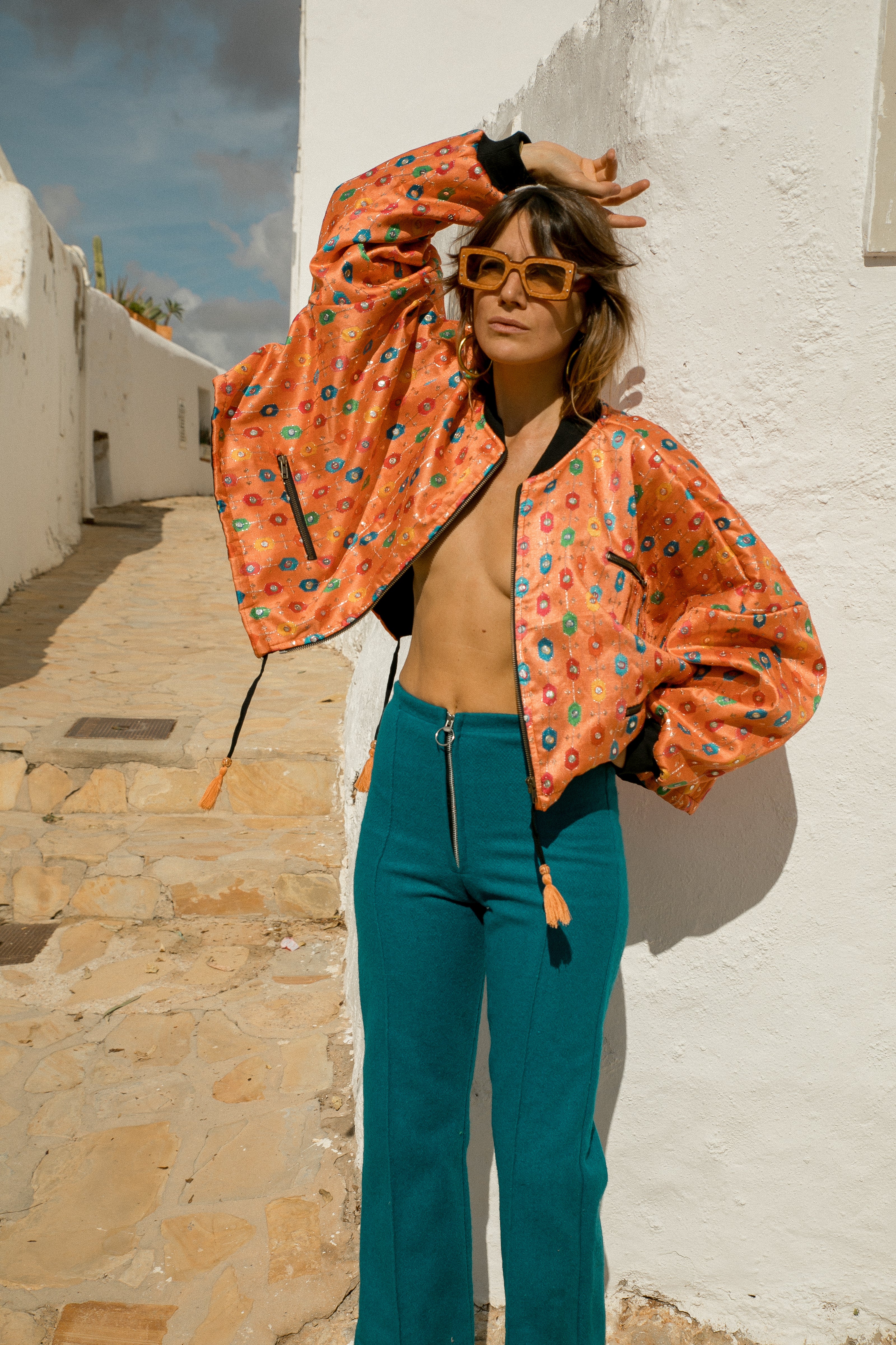 JANA Bomber - Peach Rainbow Mirror - Image 4