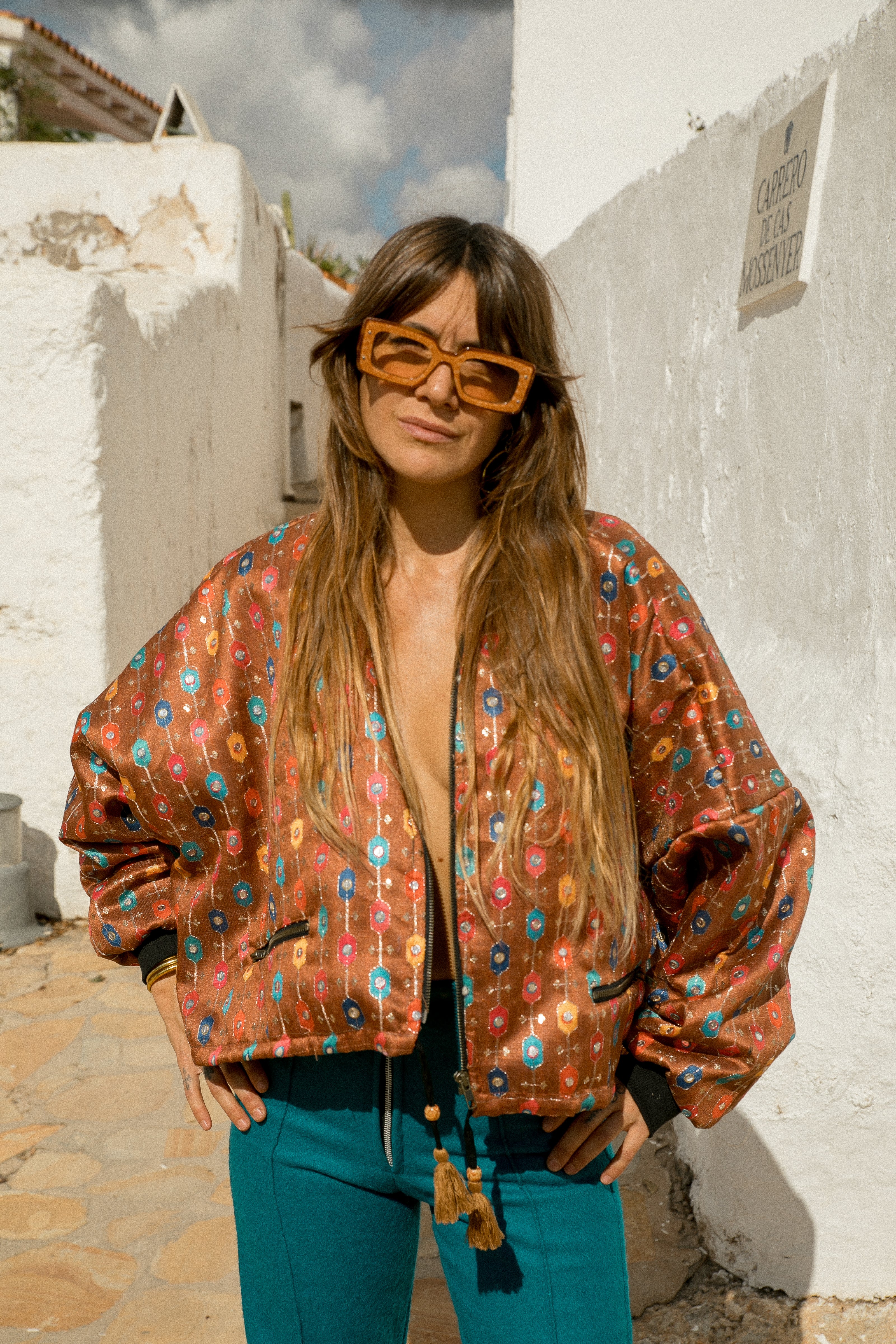 JANA Bomber - Brown Rainbow Mirror - Image 5
