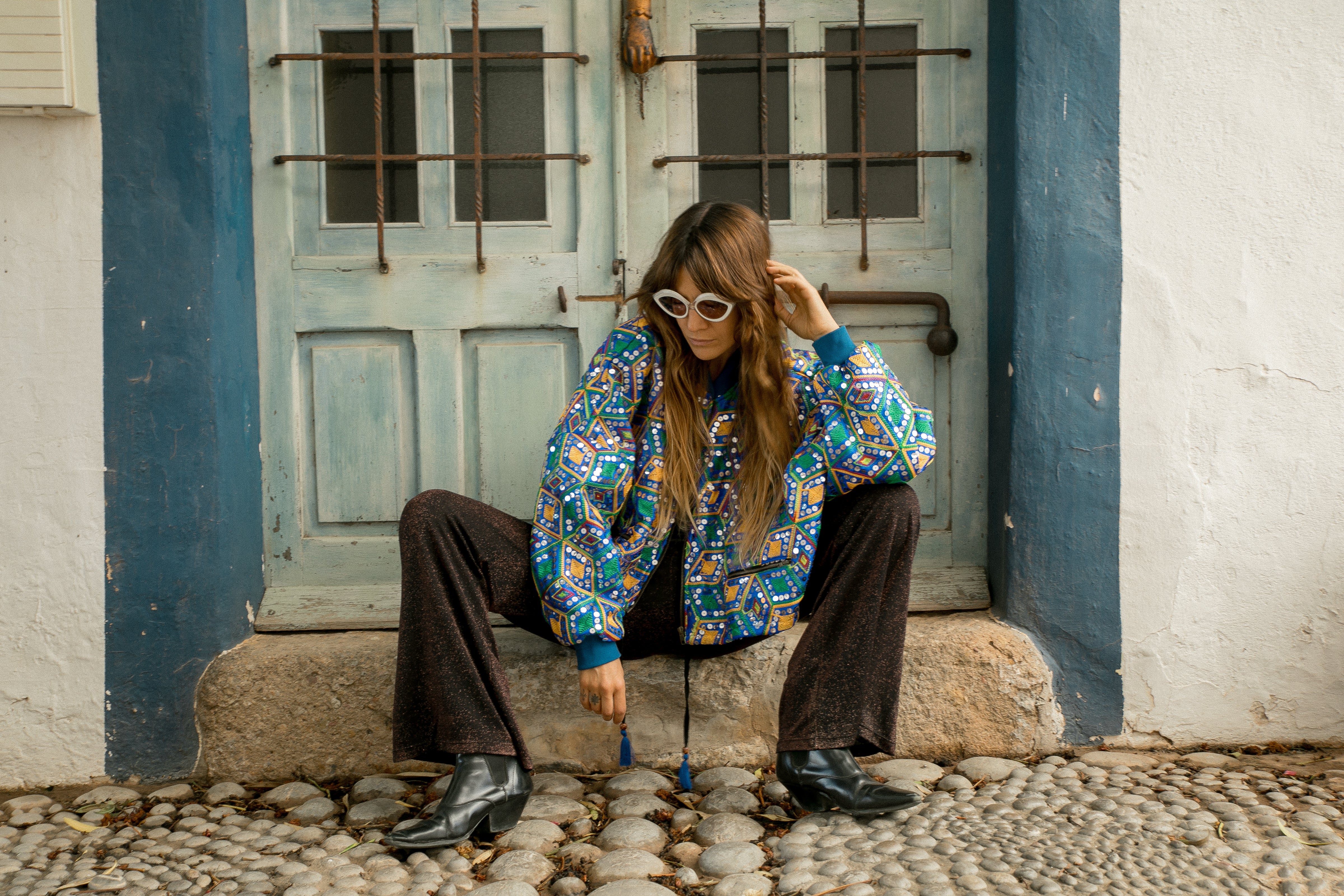JANA Disco Bomber - Blue - Image 3