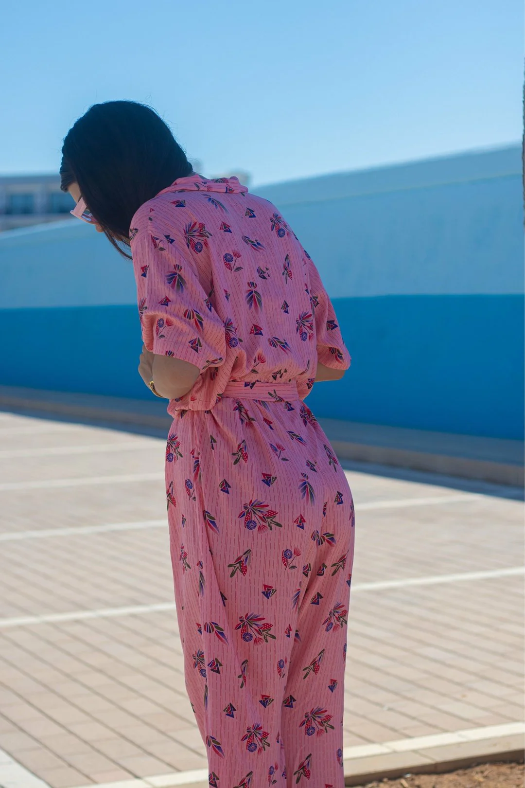 LEIA Jumpsuit - 80's Floral - Image 4