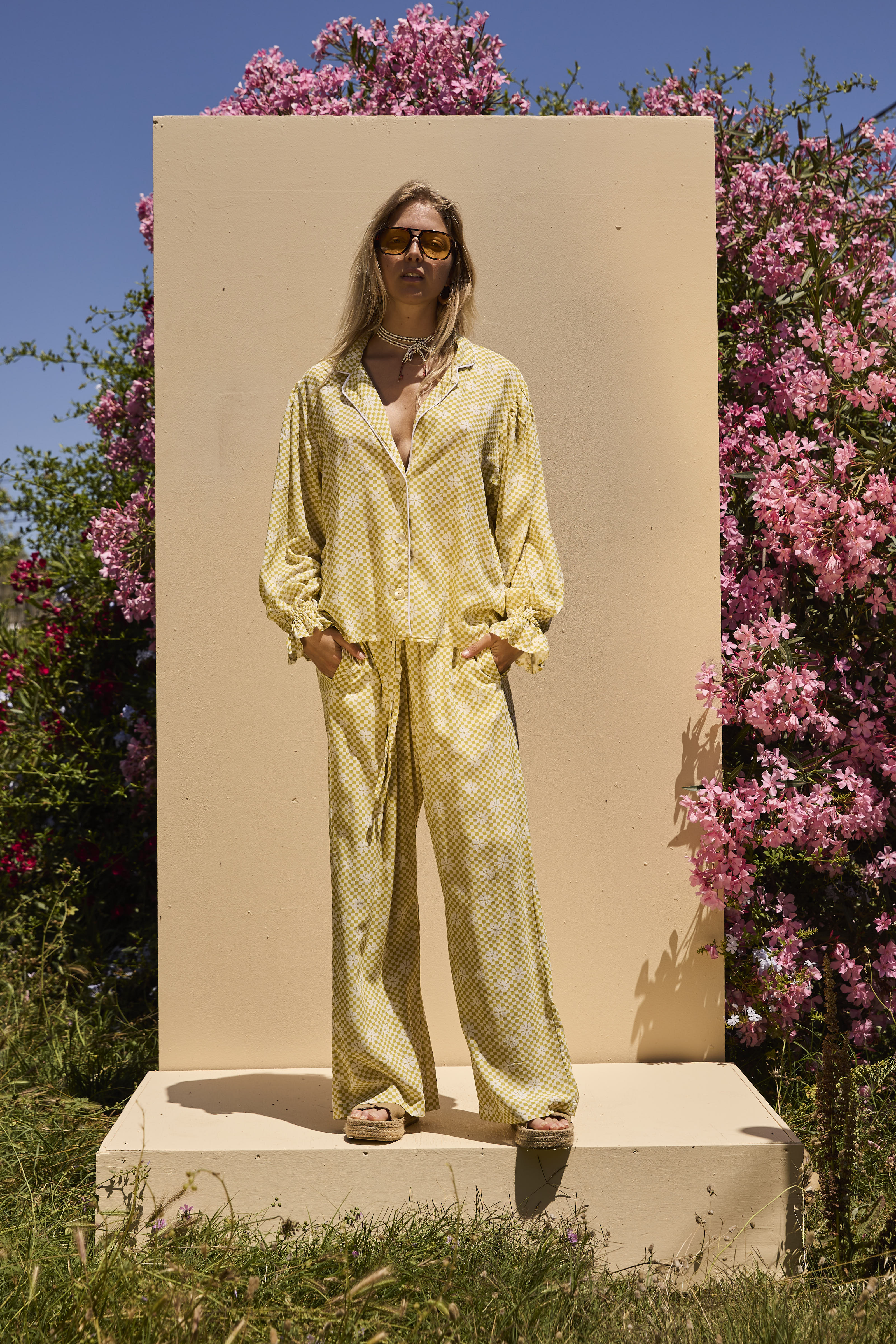 Long Sleeve set - Daisy check - Image 2