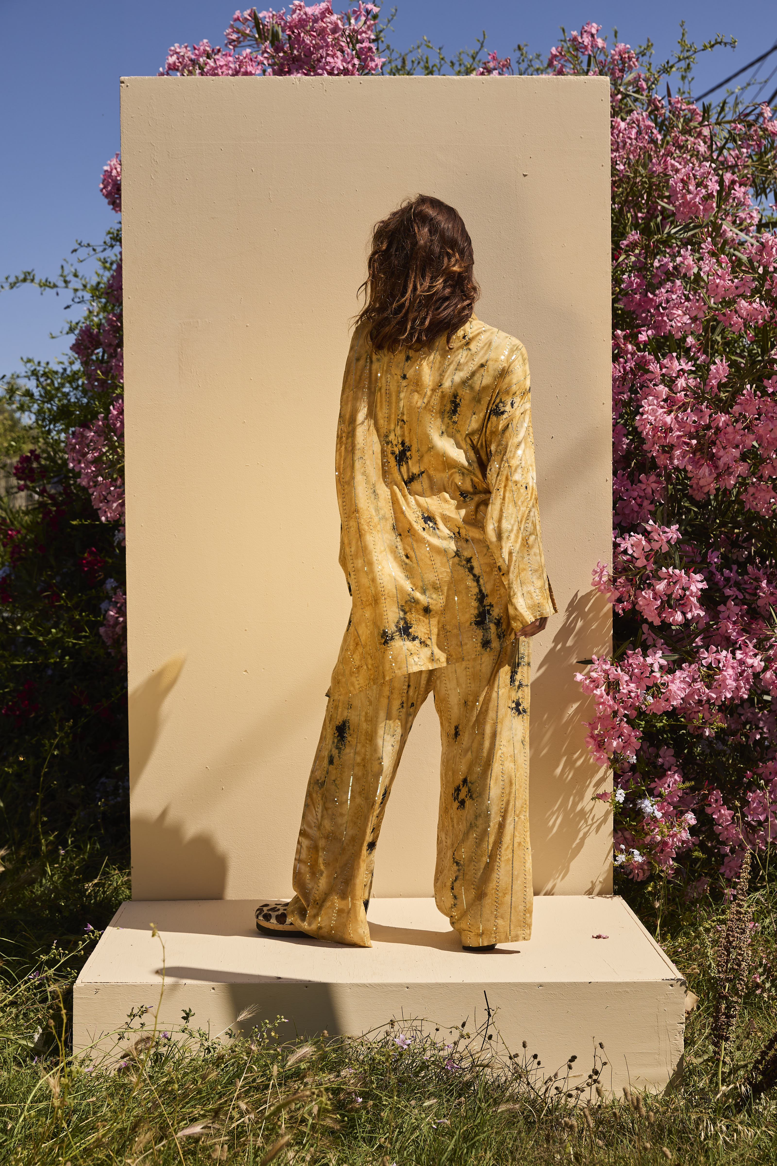 'Formentera' LOUNGE SET Shirt - Beige - Image 3