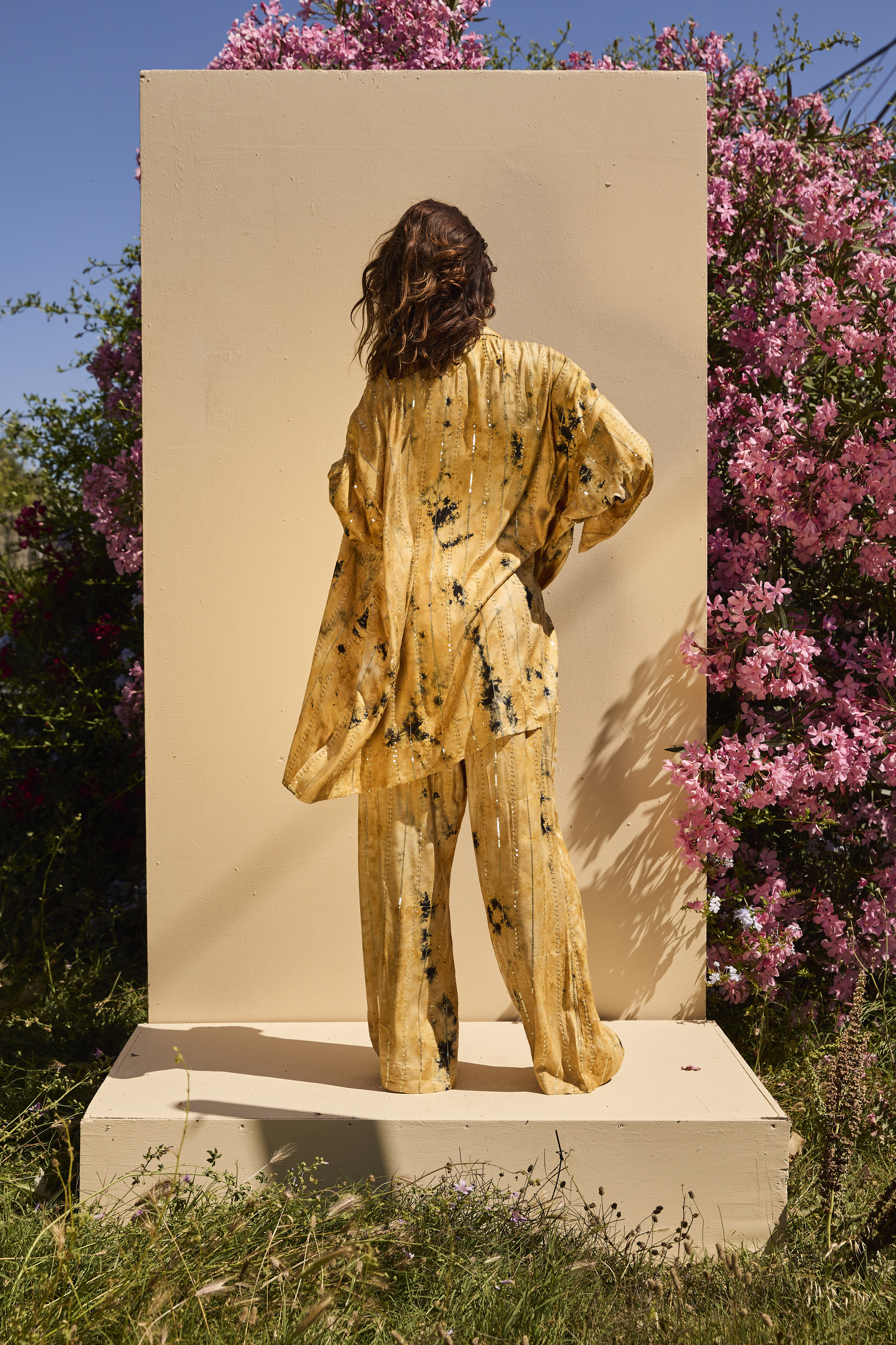 'Formentera' LOUNGE SET Shirt - Beige - Image 7