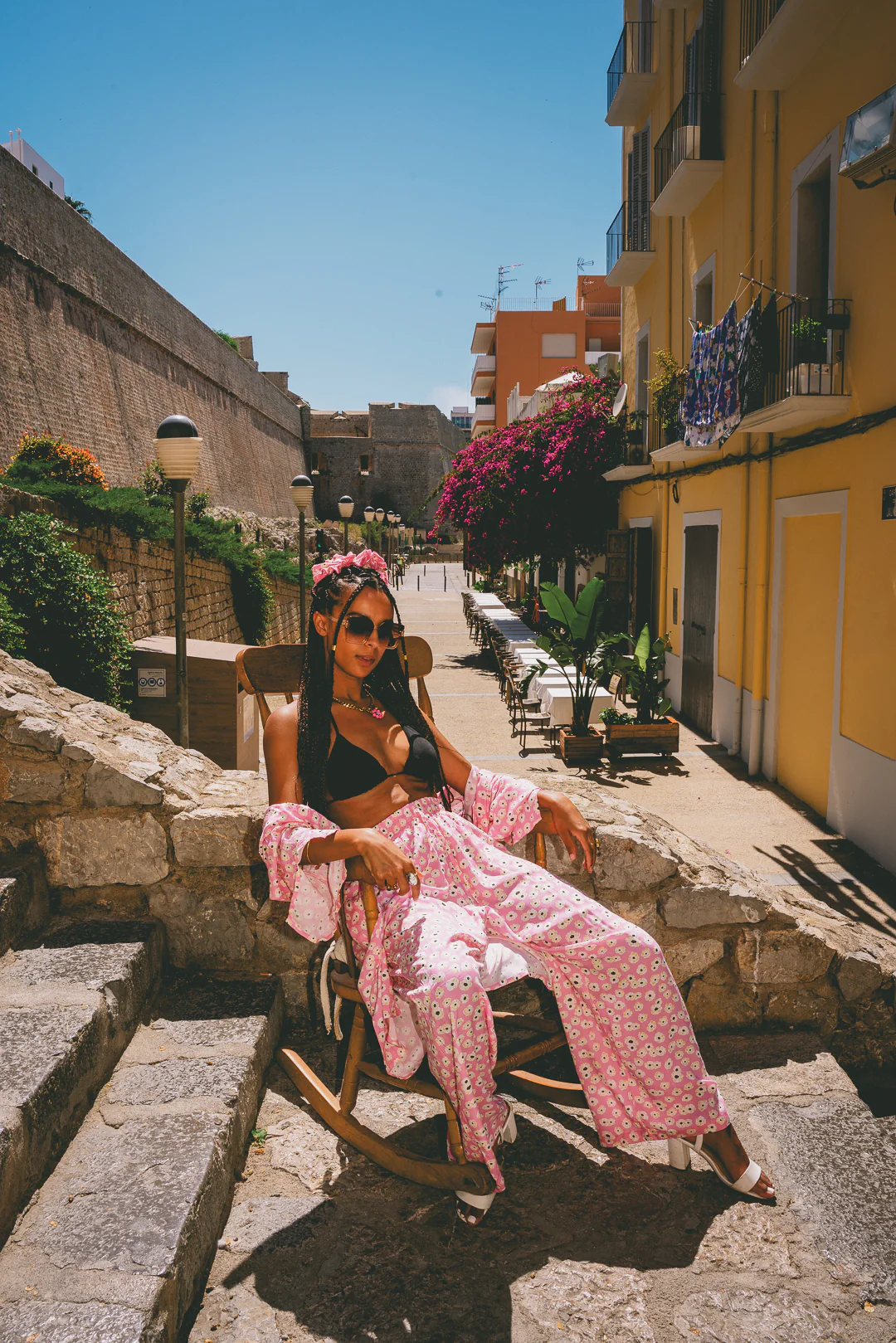 LOUNGE SET Shirt - Pink Posy - Image 11