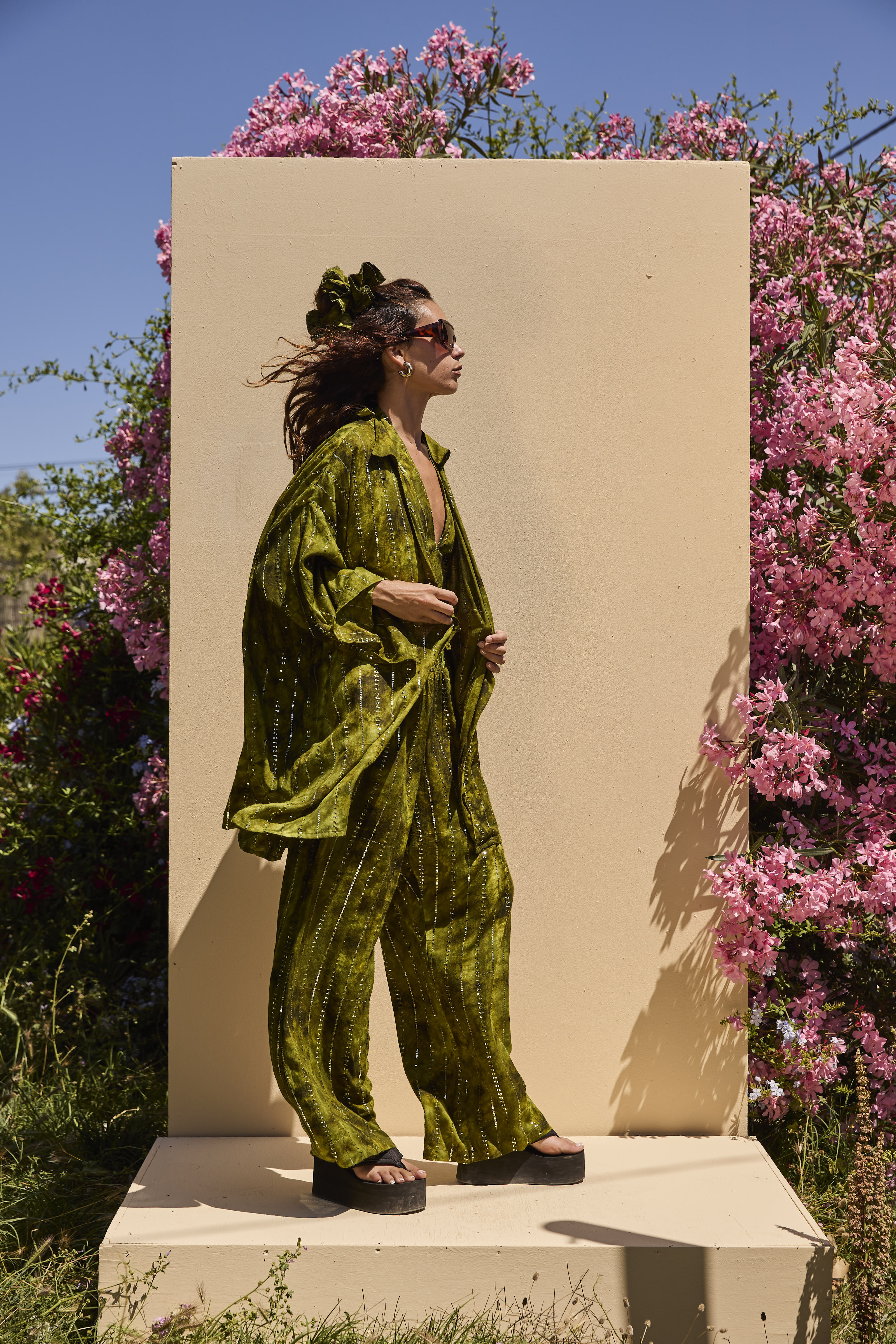 'Es Vedra'  LOUNGE SET Shirt - Green - Image 11