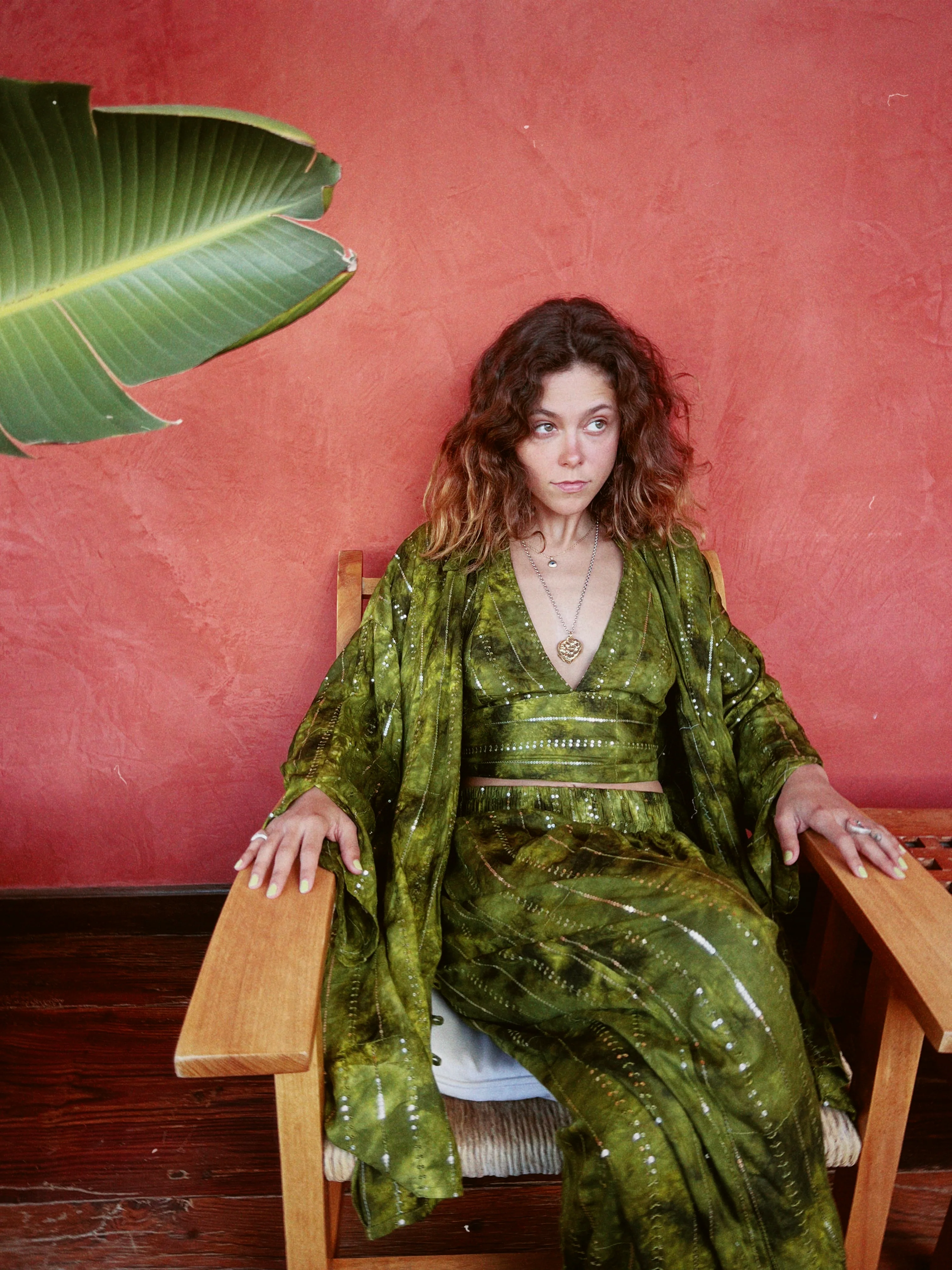 'Es Vedra'  LOUNGE SET Shirt - Green - Image 9