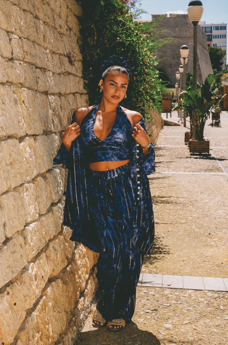 'Atlantis' LOUNGE SET Trousers - Midnight Blue - Image 15