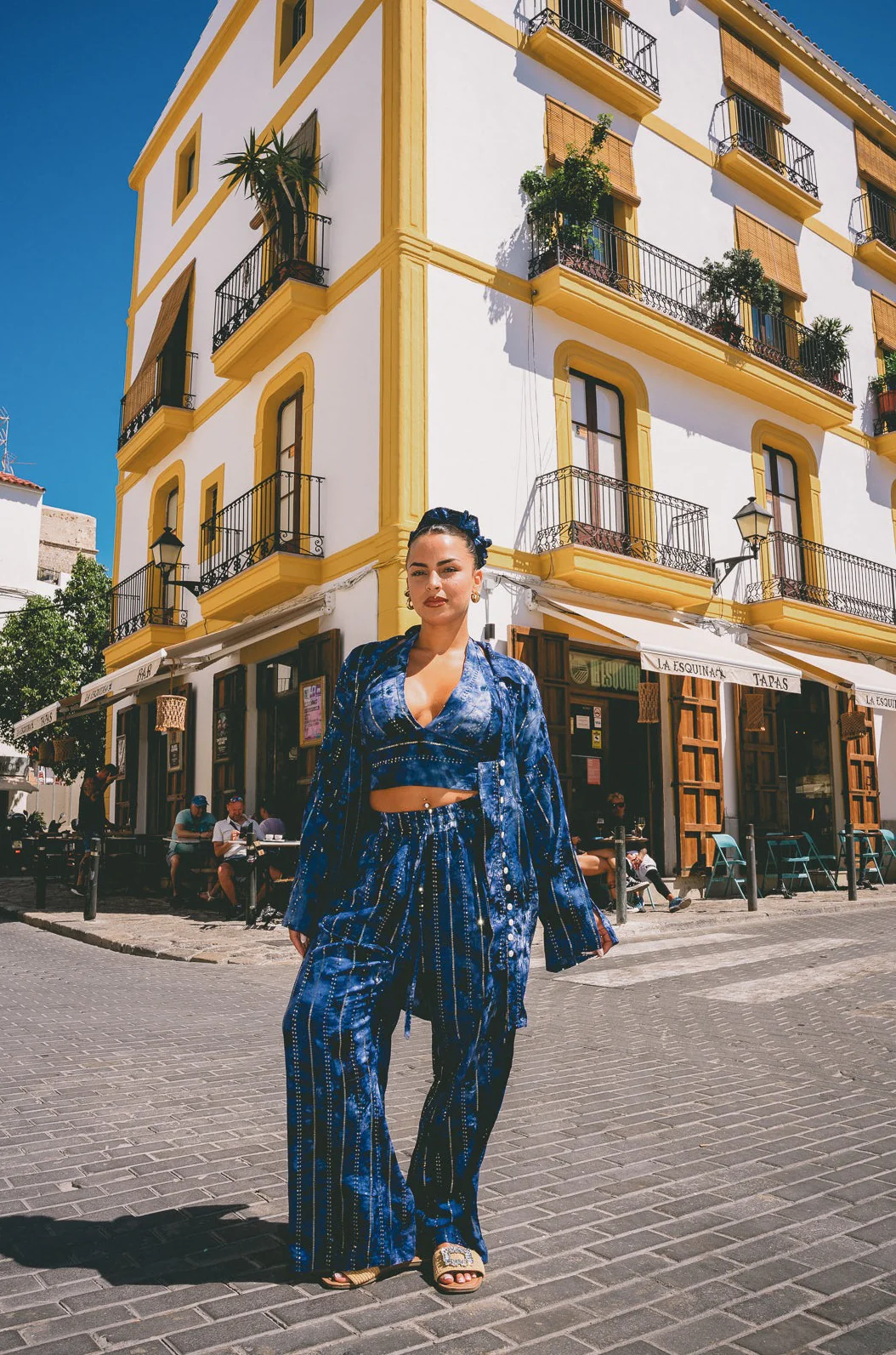 'Atlantis' LOUNGE SET Trousers - Midnight Blue - Image 6