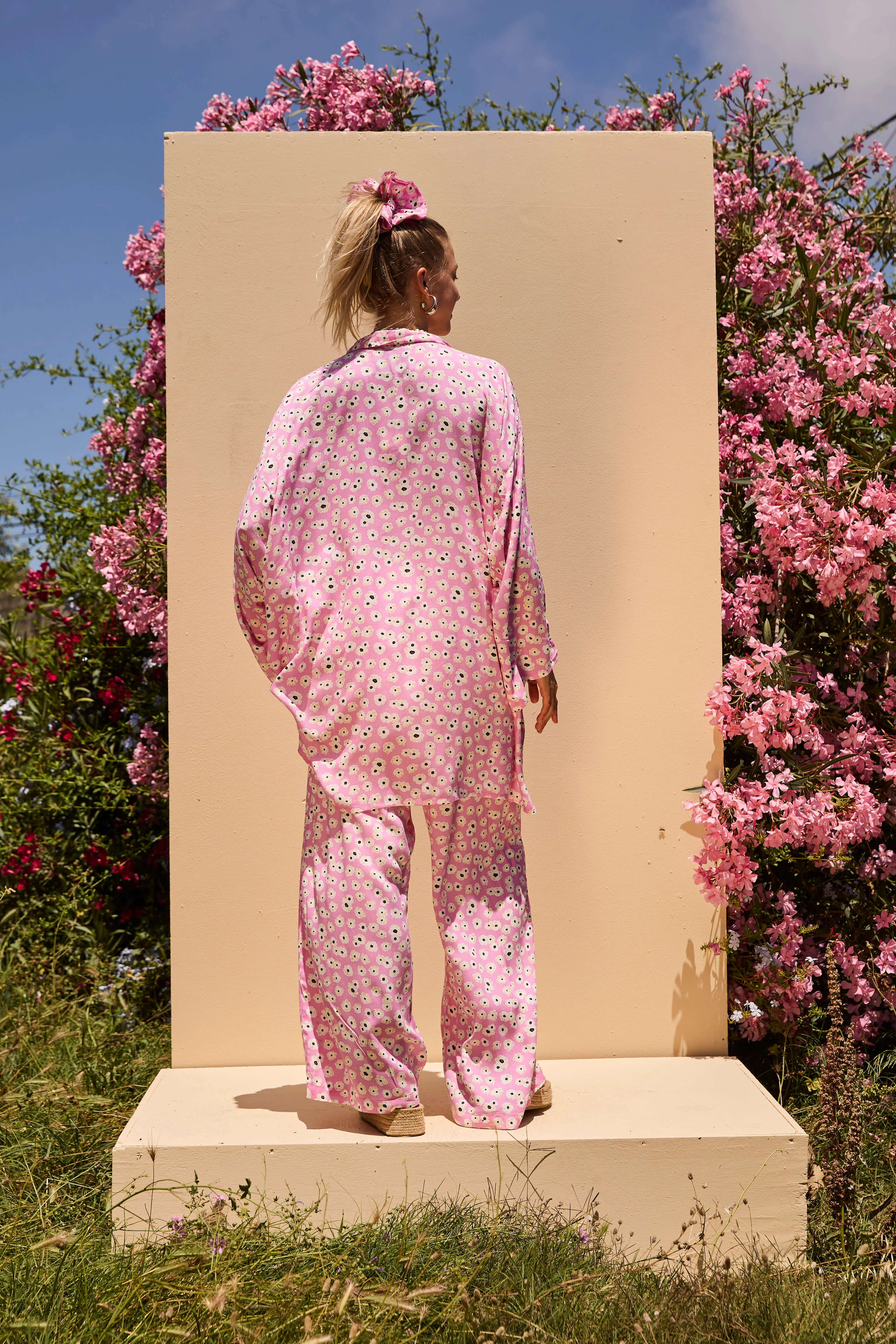 LOUNGE SET Shirt - Pink Posy - Image 16