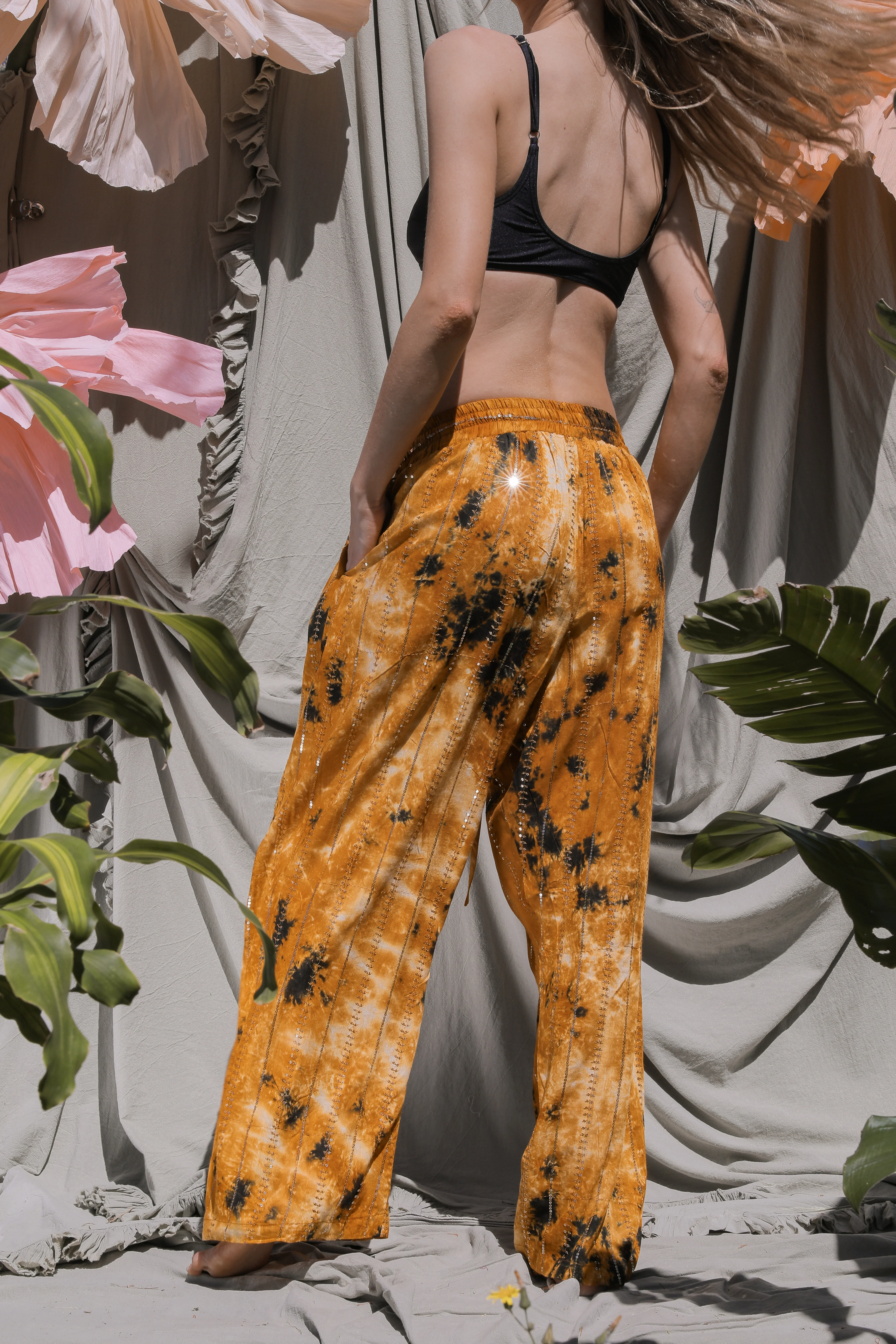 'Benirras' LOUNGE SET Shirt - Orange - Image 8