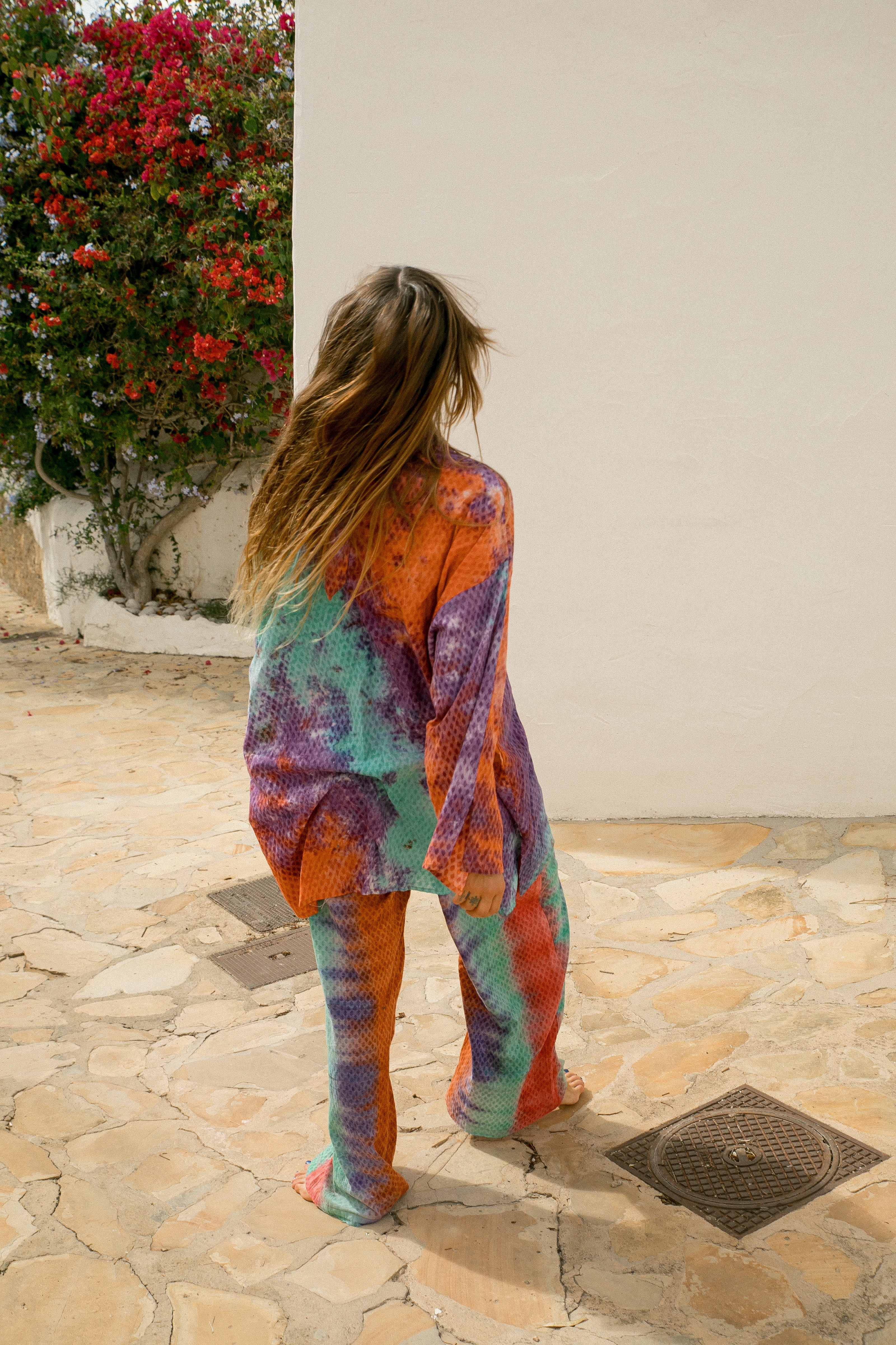 LOUNGE SET Trousers - Rainbow Tiedye - Image 10