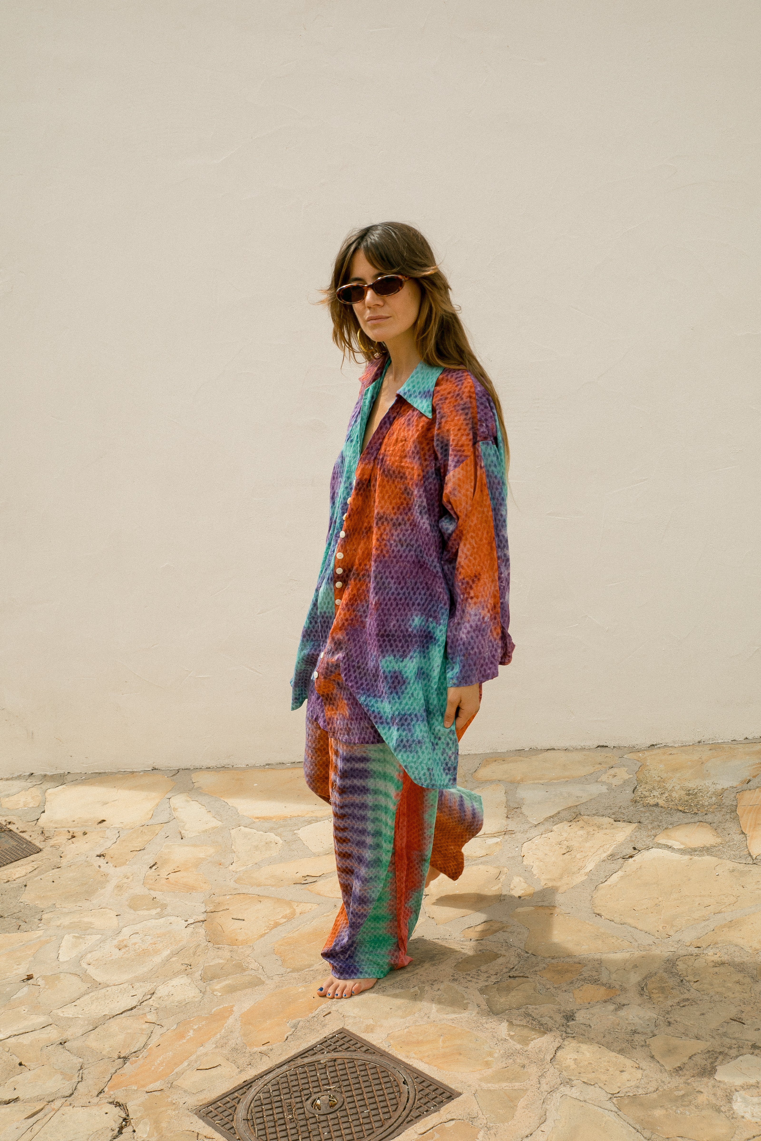 LOUNGE SET Trousers - Rainbow Tiedye - Image 12