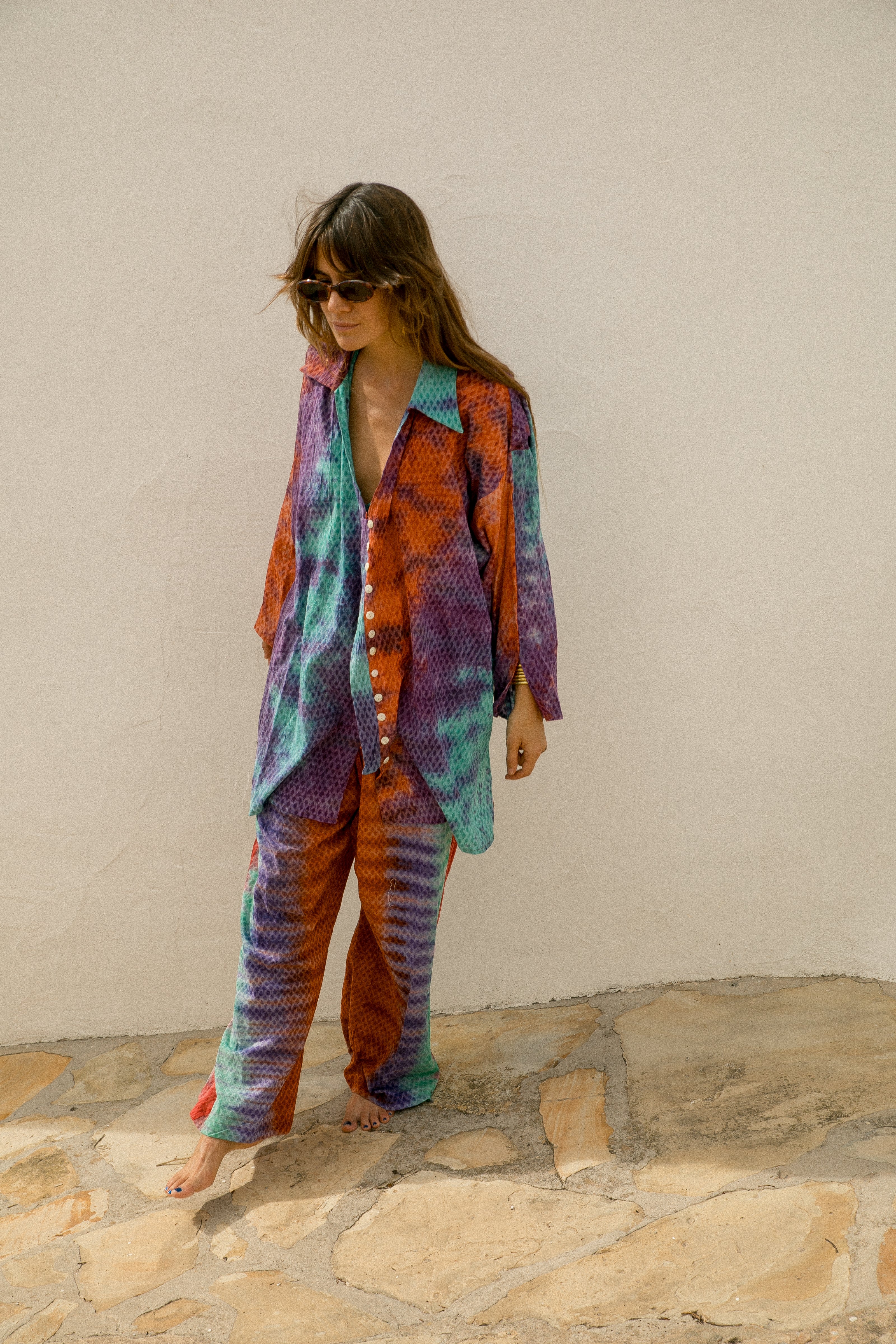 LOUNGE SET Trousers - Rainbow Tiedye - Image 13